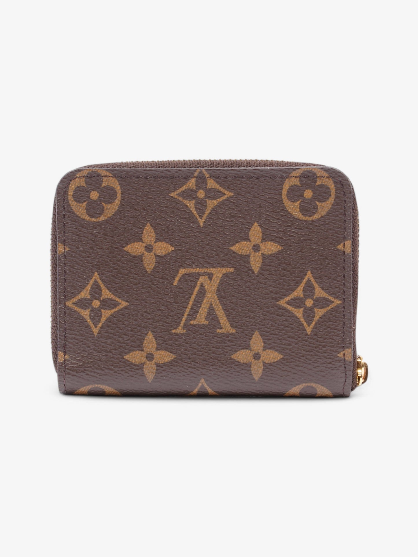 Louis Vuitton Zip Coated Monogram Canvas Coated Canvas Wallet Case