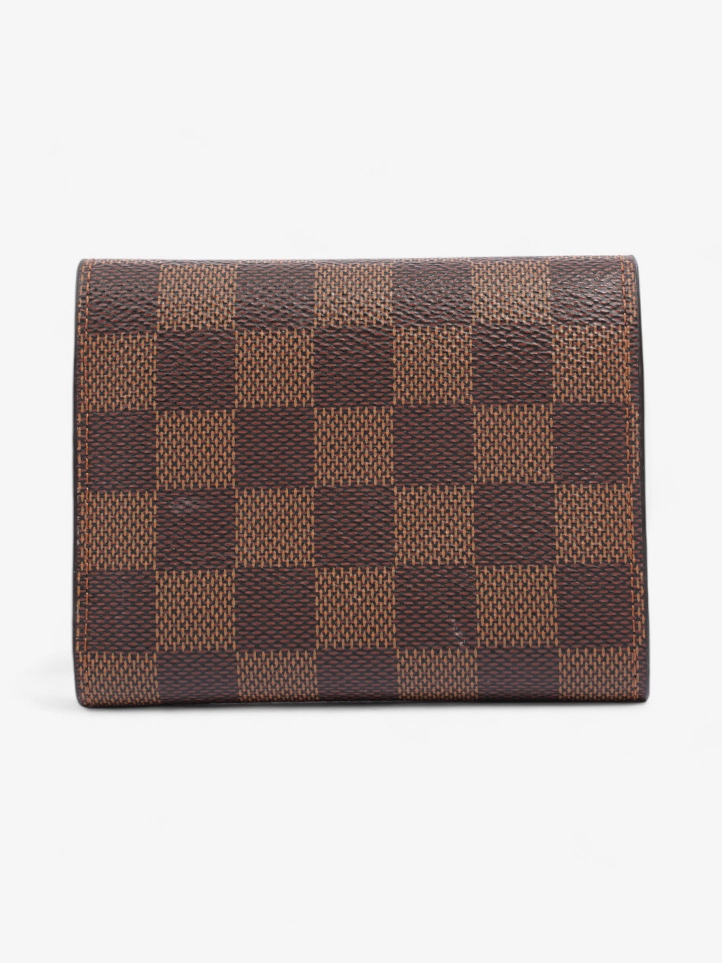 Louis Vuitton Victorine Ebene Red Canvas Damier Wallet Case