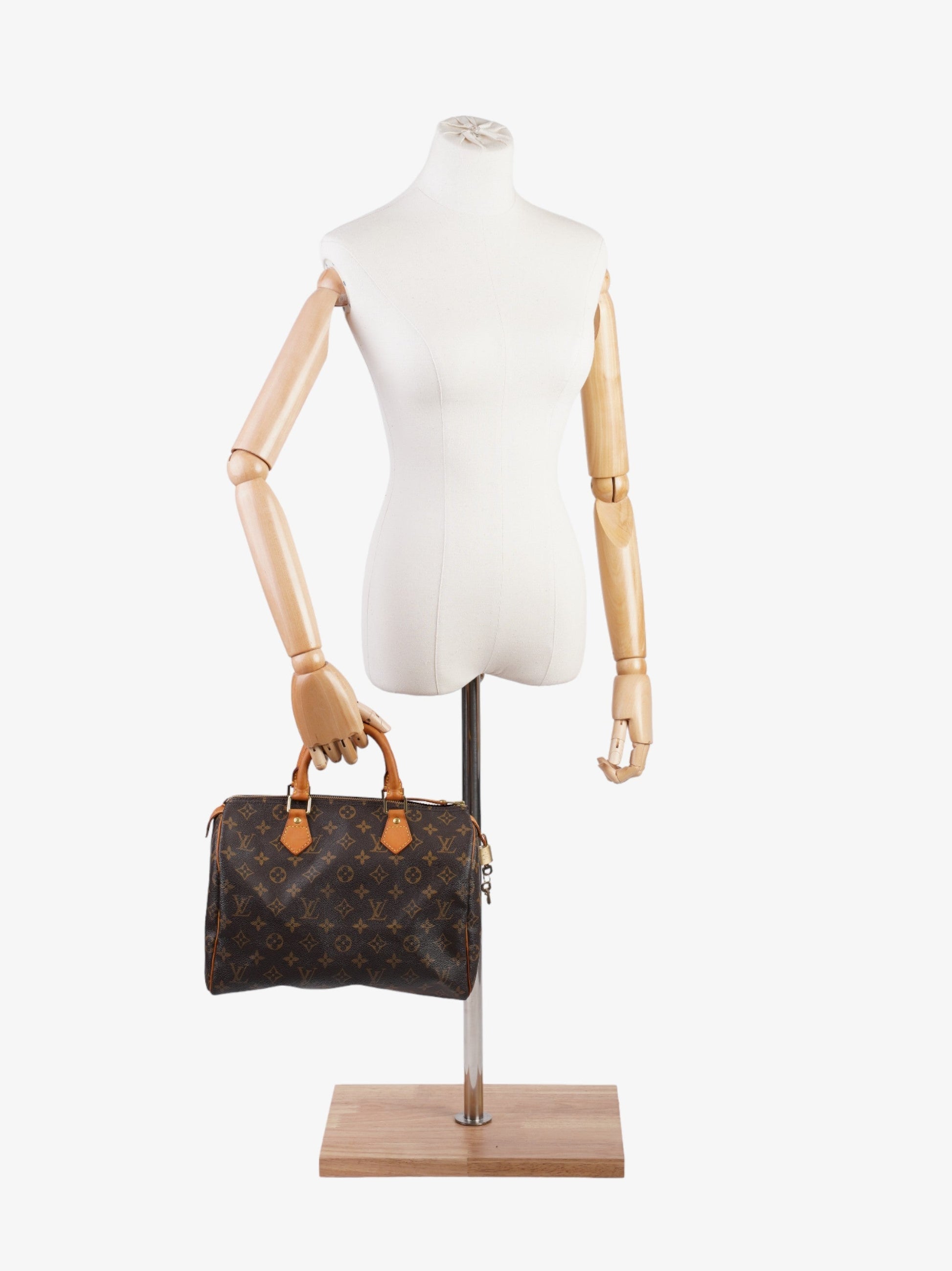 Louis Vuitton Speedy 30 Coated Monogram Canvas Coated Canvas Apparel
