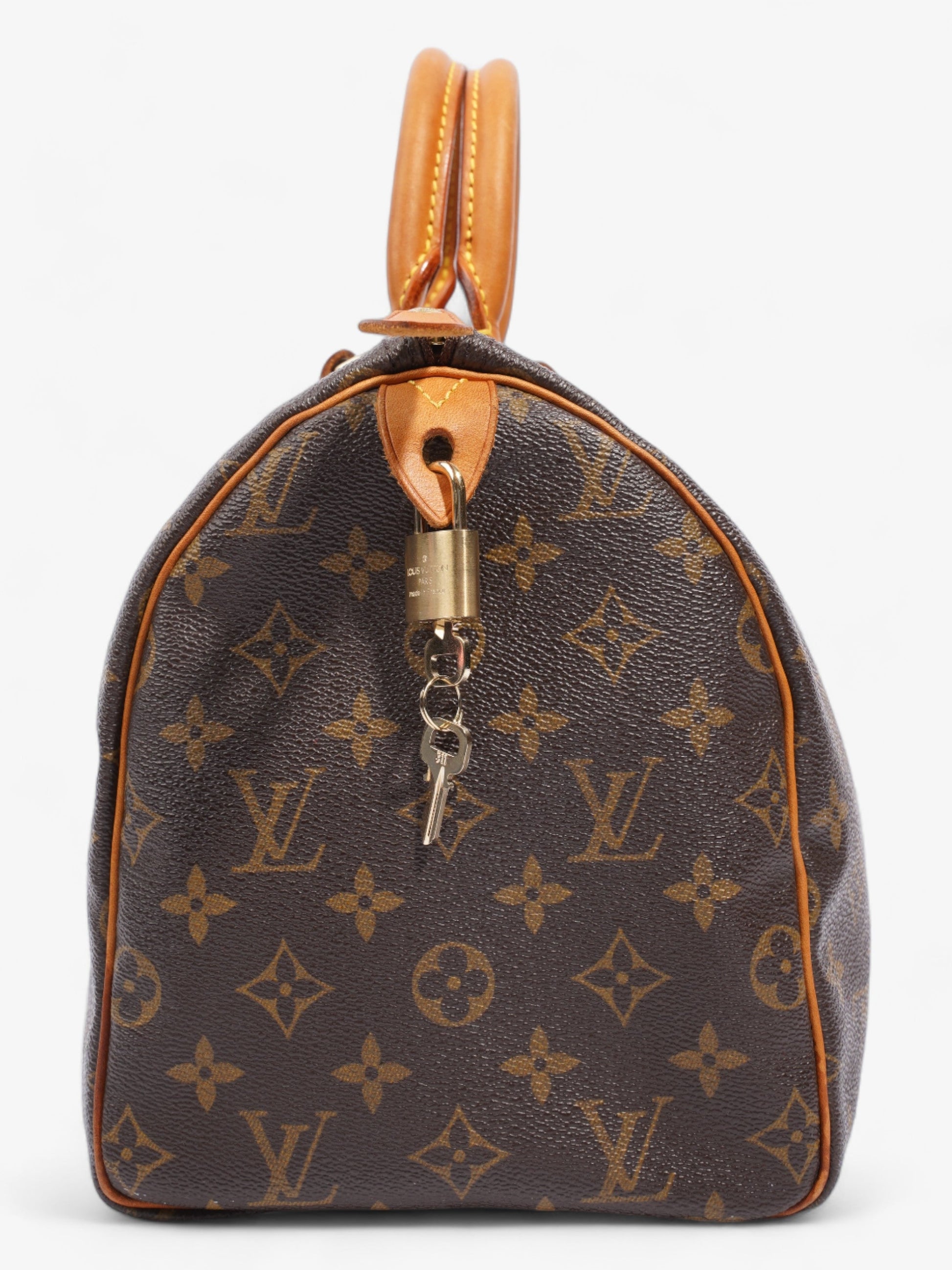Louis Vuitton Speedy 30 Coated Monogram Canvas Coated Canvas Apparel