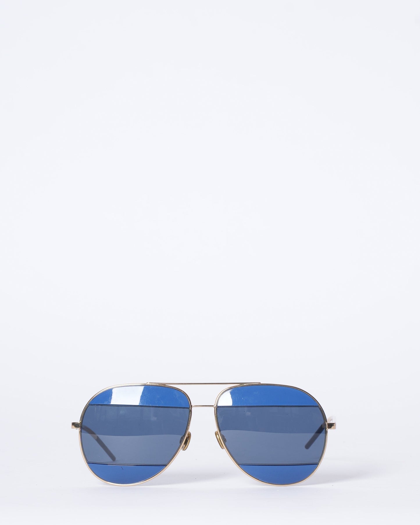 Dior Handbag Split Aviator Sunglasses In Blue