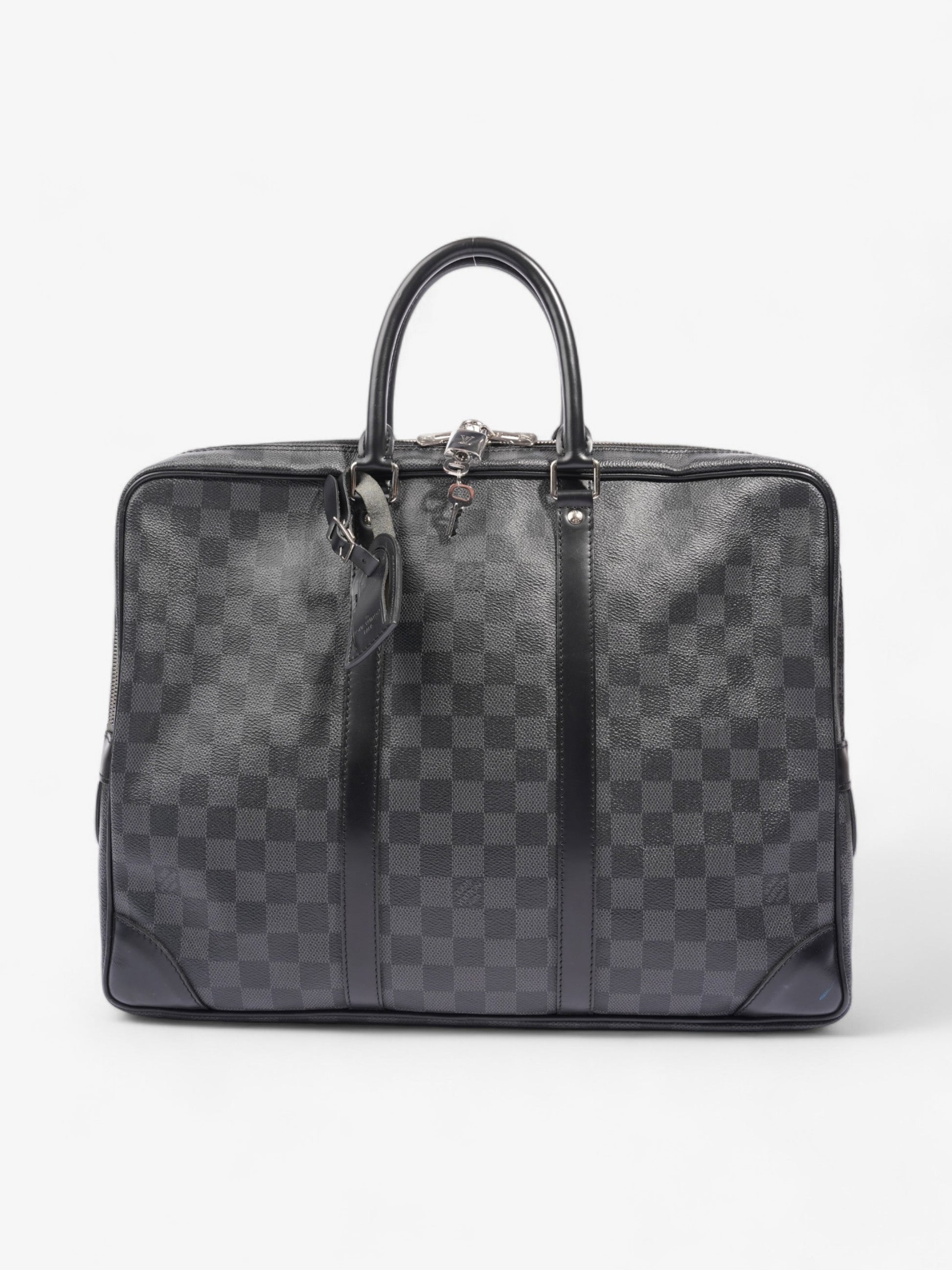 Louis Vuitton Briefcase Graphite Coated Damier Canvas Coated Canvas Apparel