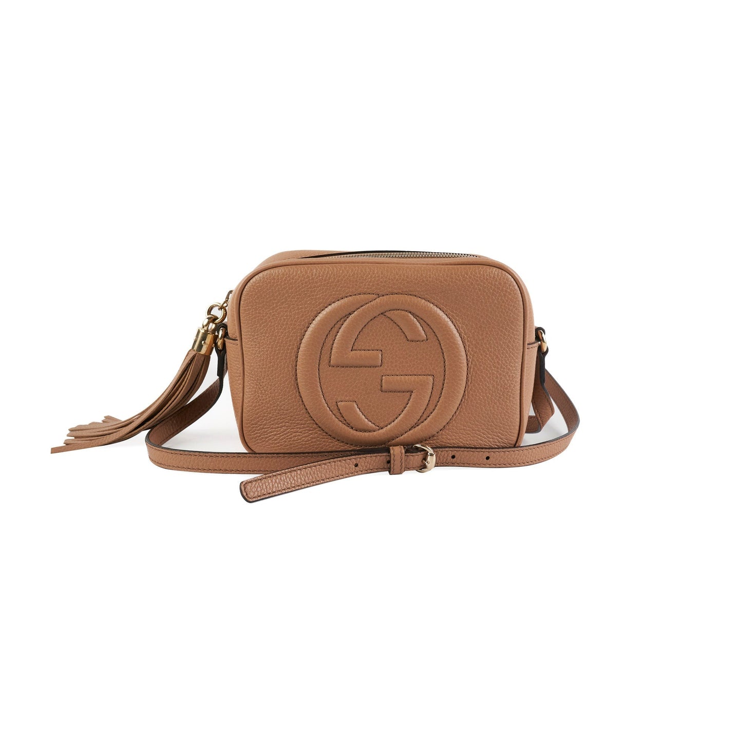 Gucci Soho Disco Dark Crossbody Bag Beige