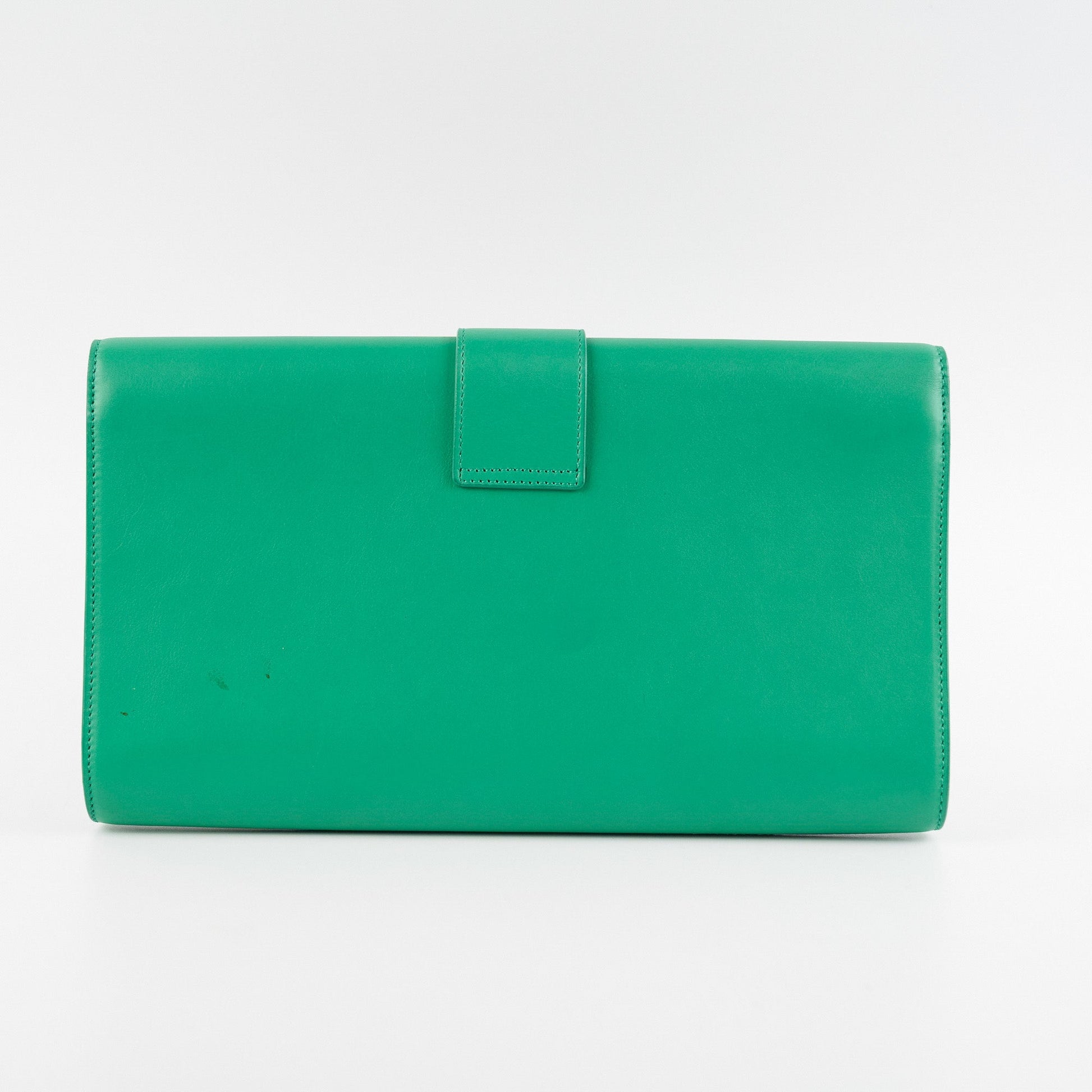 YSL Saint Laurent Clutch Green Clutch Bag