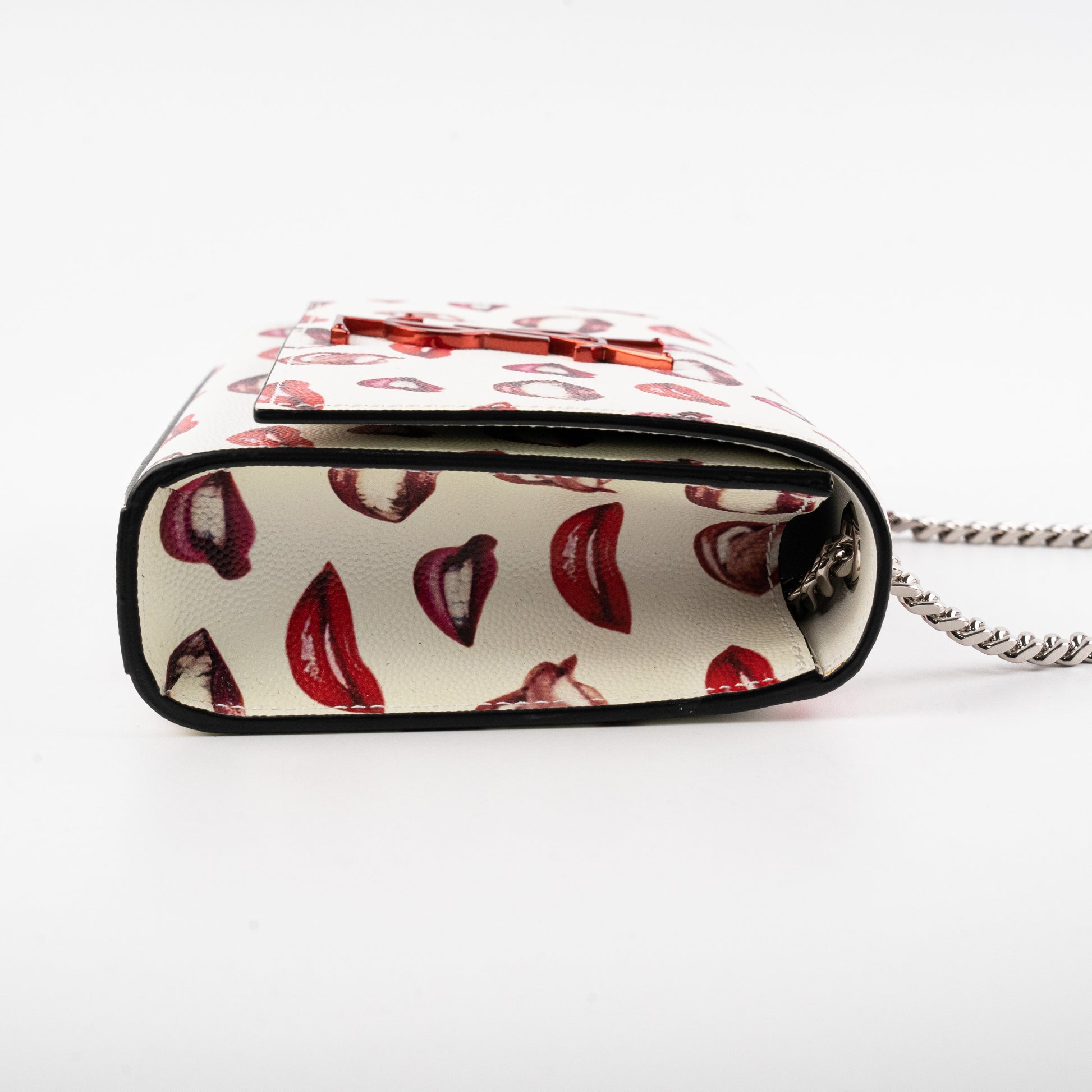 YSL Saint Laurent Kate Crossbody Bag White Small