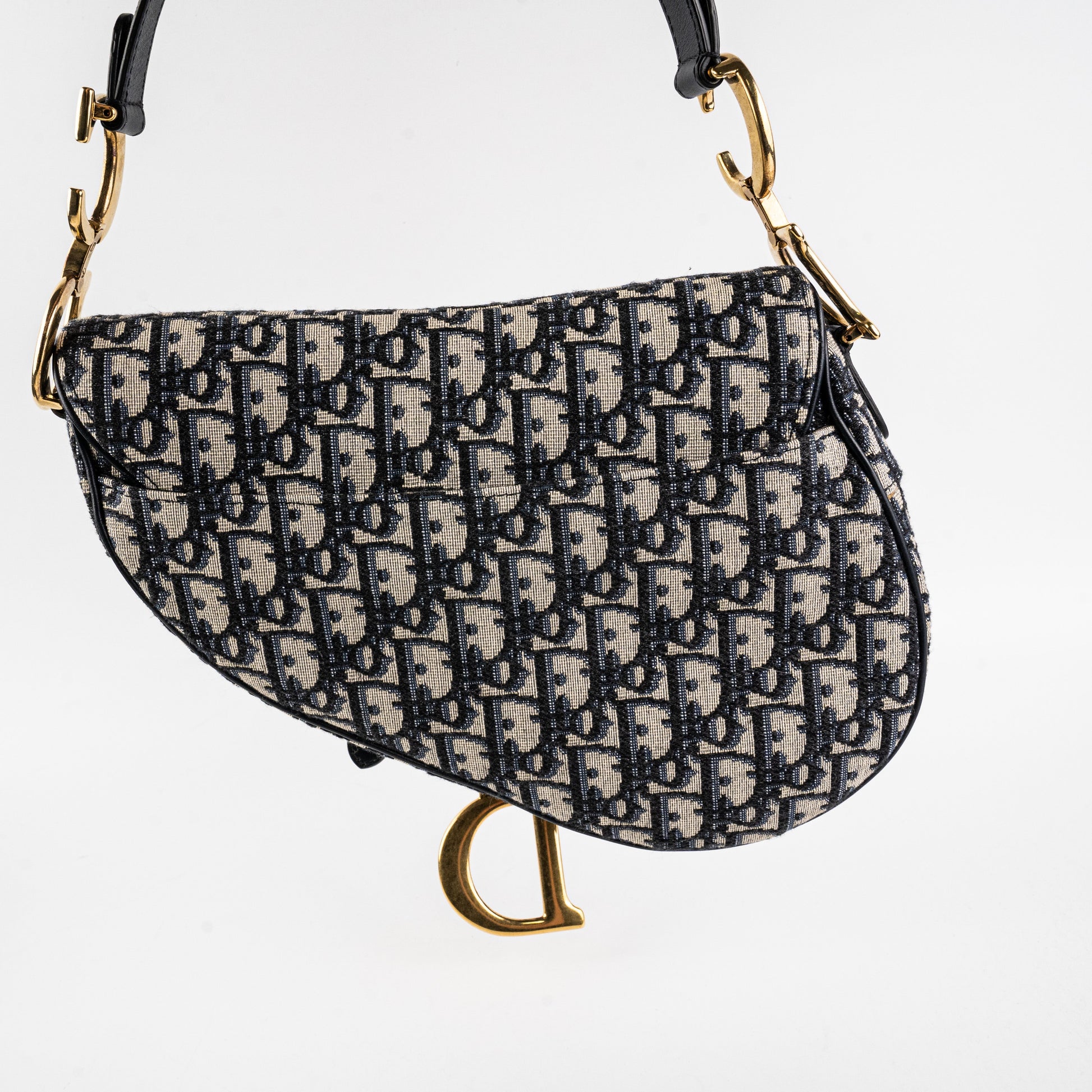 Dior Christian Saddle Oblique Shoulder Bag