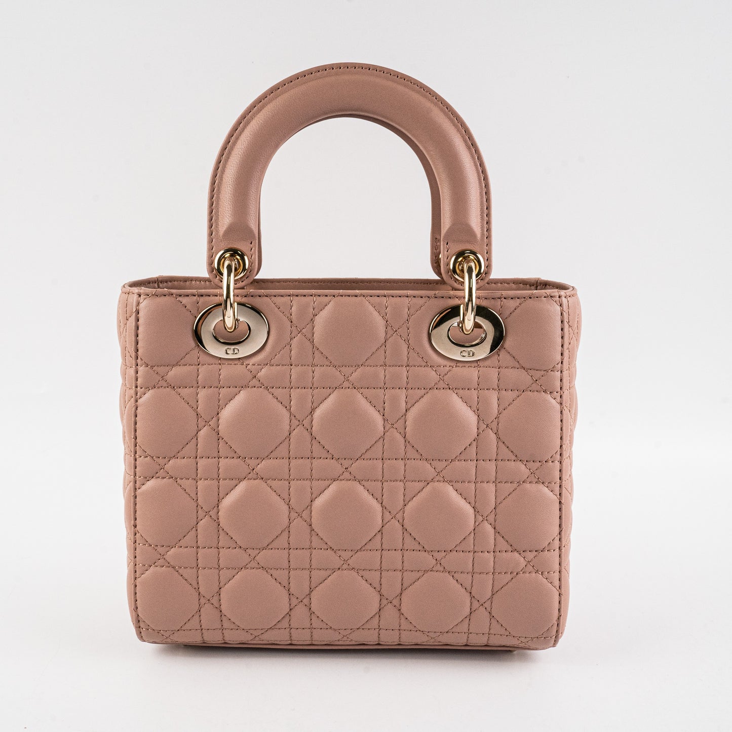 Dior Christian Lady Bag Lambskin Pink Small Shoulder Bag