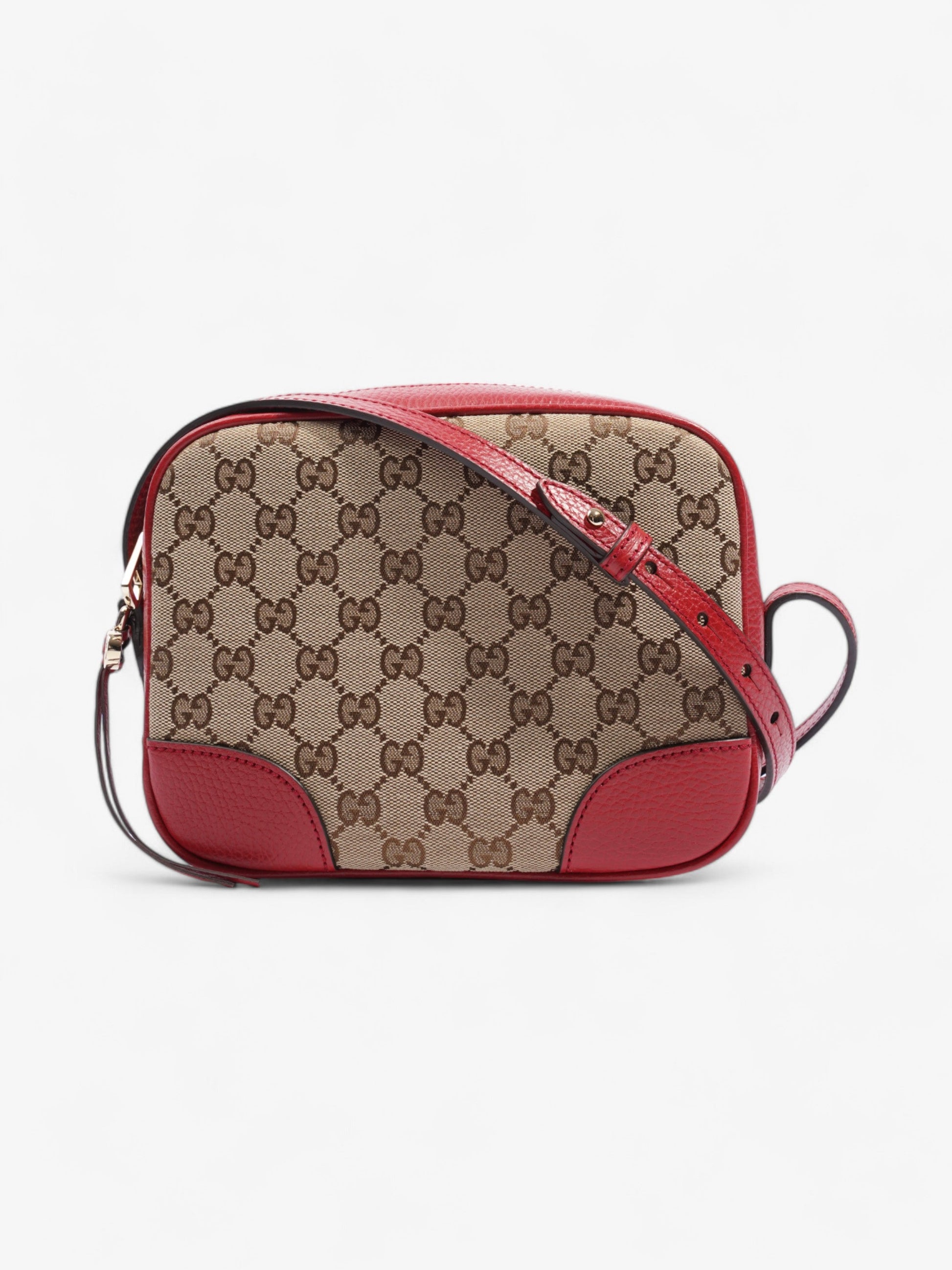 Gucci Bree Supreme Crossbody Bag Canvas Red
