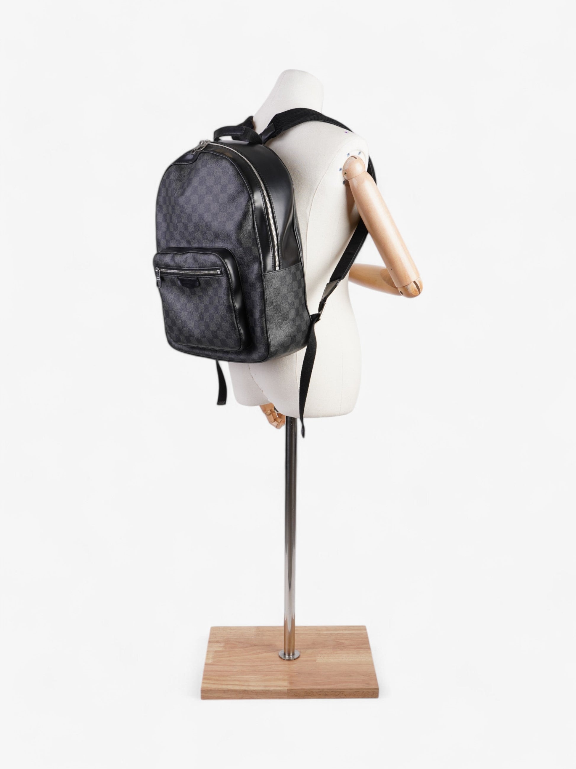Louis Vuitton Josh Backpack Ebene Coated Damier Canvas Coated Canvas Apparel