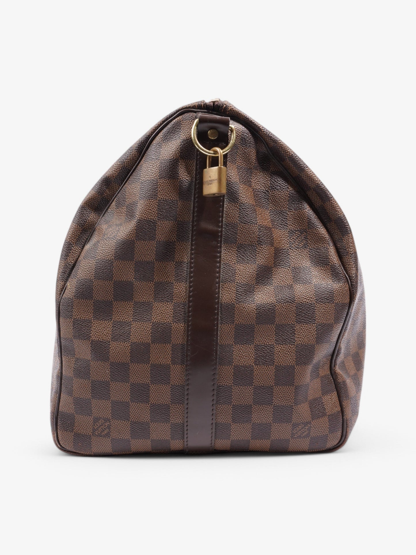 Louis Vuitton Keepall Bandouliere Ebene Coated 55 Damier Canvas Coated Canvas Apparel