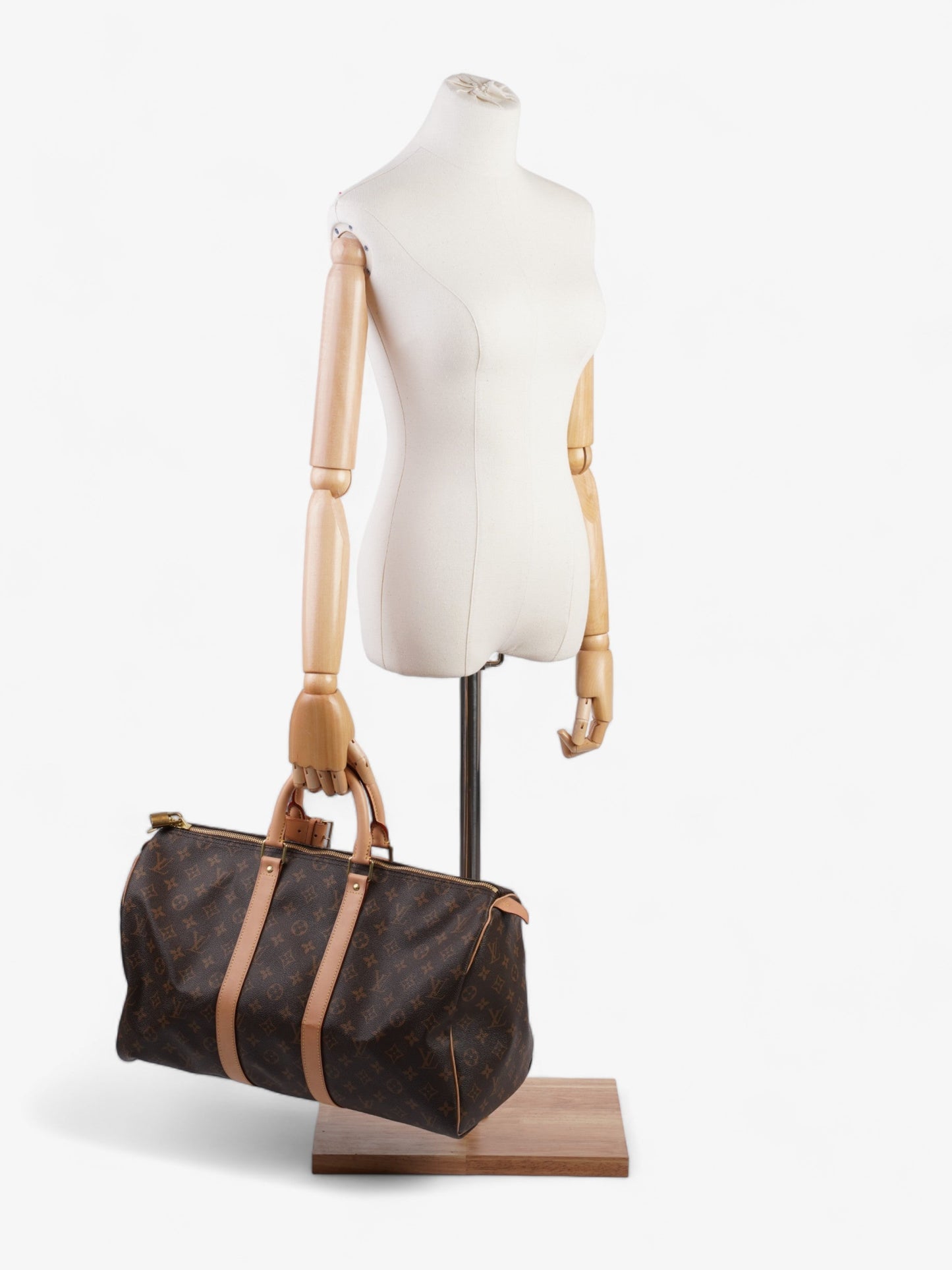 Louis Vuitton Keepall 45 Coated Monogram Canvas Coated Canvas Apparel