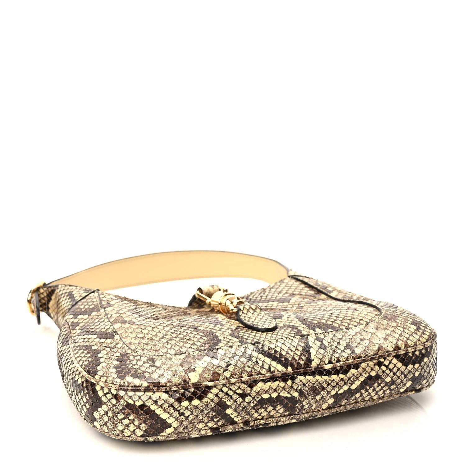 Gucci Snakeskin Small Jackie 1961 Hobo Beige