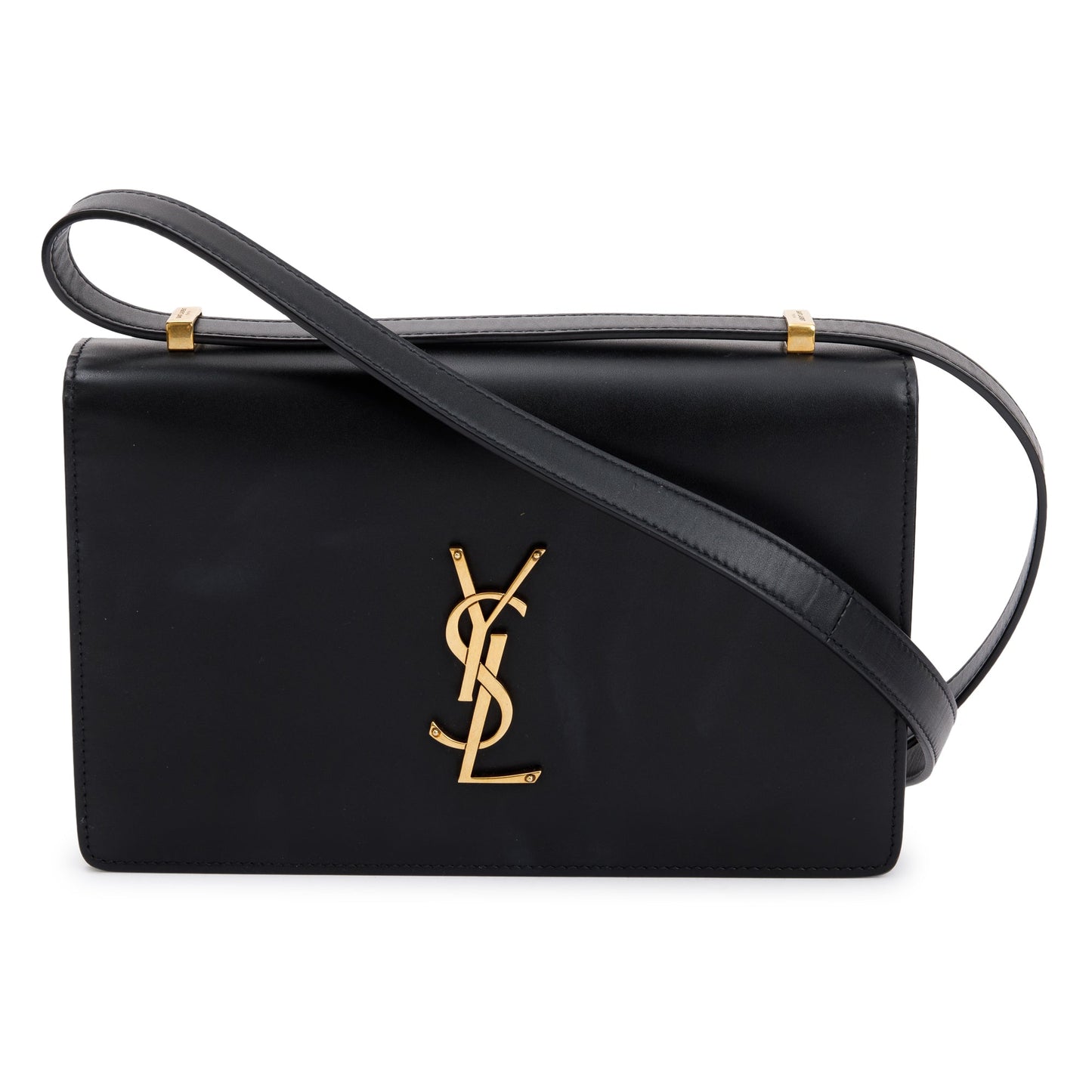 YSL Saint Laurent Calfskin Dylan Shoulder Bag Leather Black