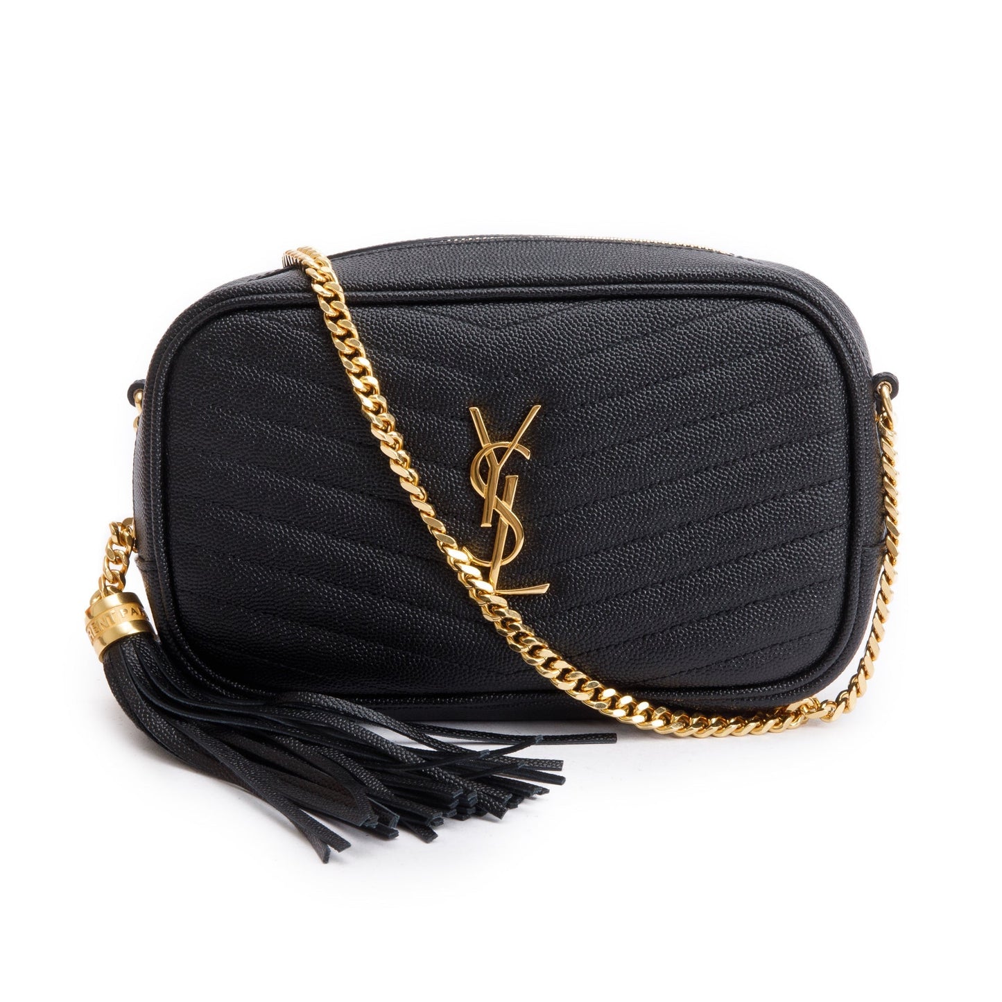 YSL Saint Laurent Mini Lou Camera Bag Leather Quilted Crossbody Bag