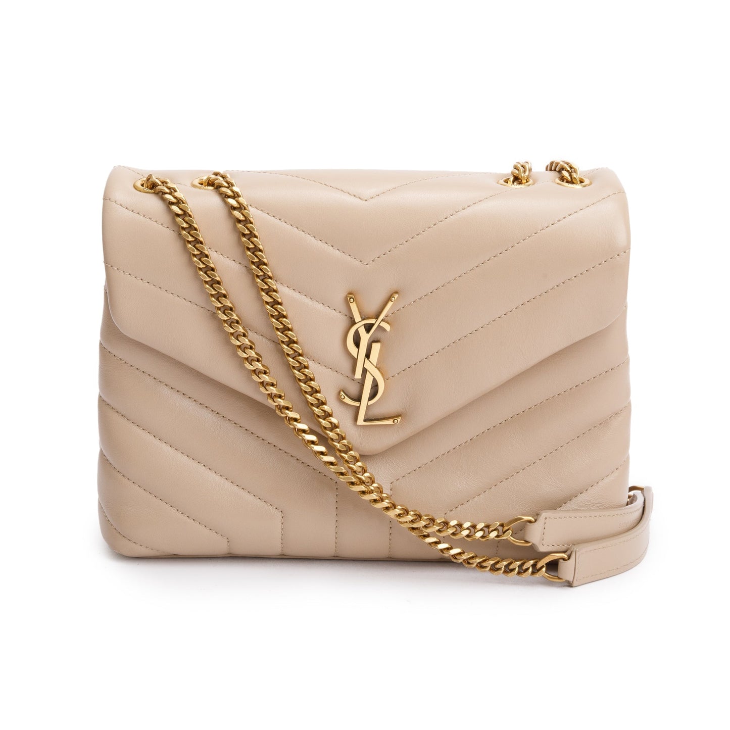 YSL Saint Laurent Small Loulou Shoulder Bag Leather Quilted