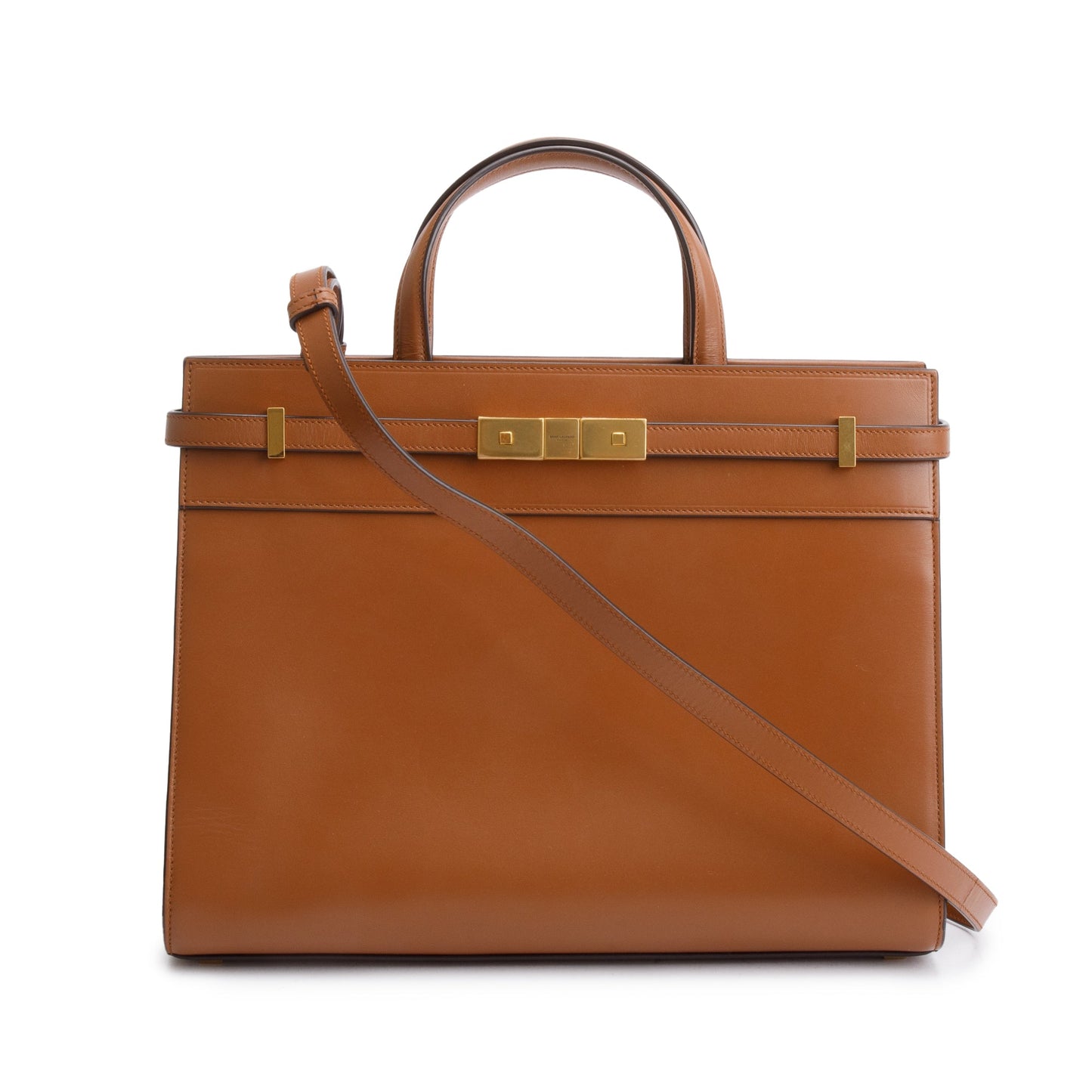 YSL Saint Laurent Manhattan Tote Bag Brown
