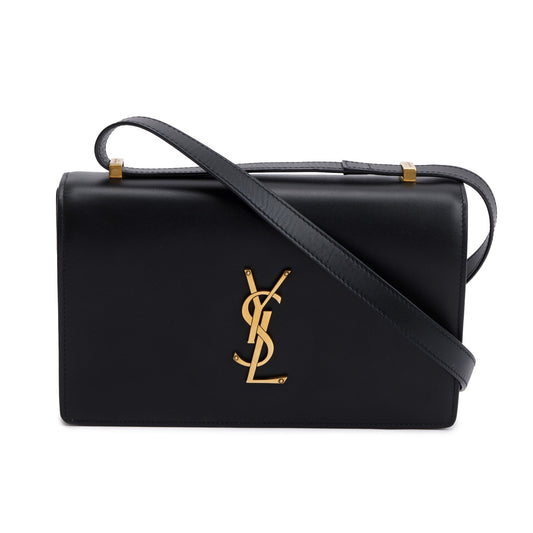YSL Saint Laurent Calfskin Dylan Shoulder Bag Leather Black Bag 50071