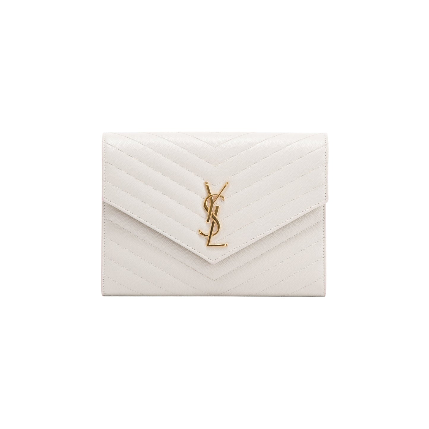 YSL Saint Laurent Cassandre Pouch Travel Bag Matelasse Flap