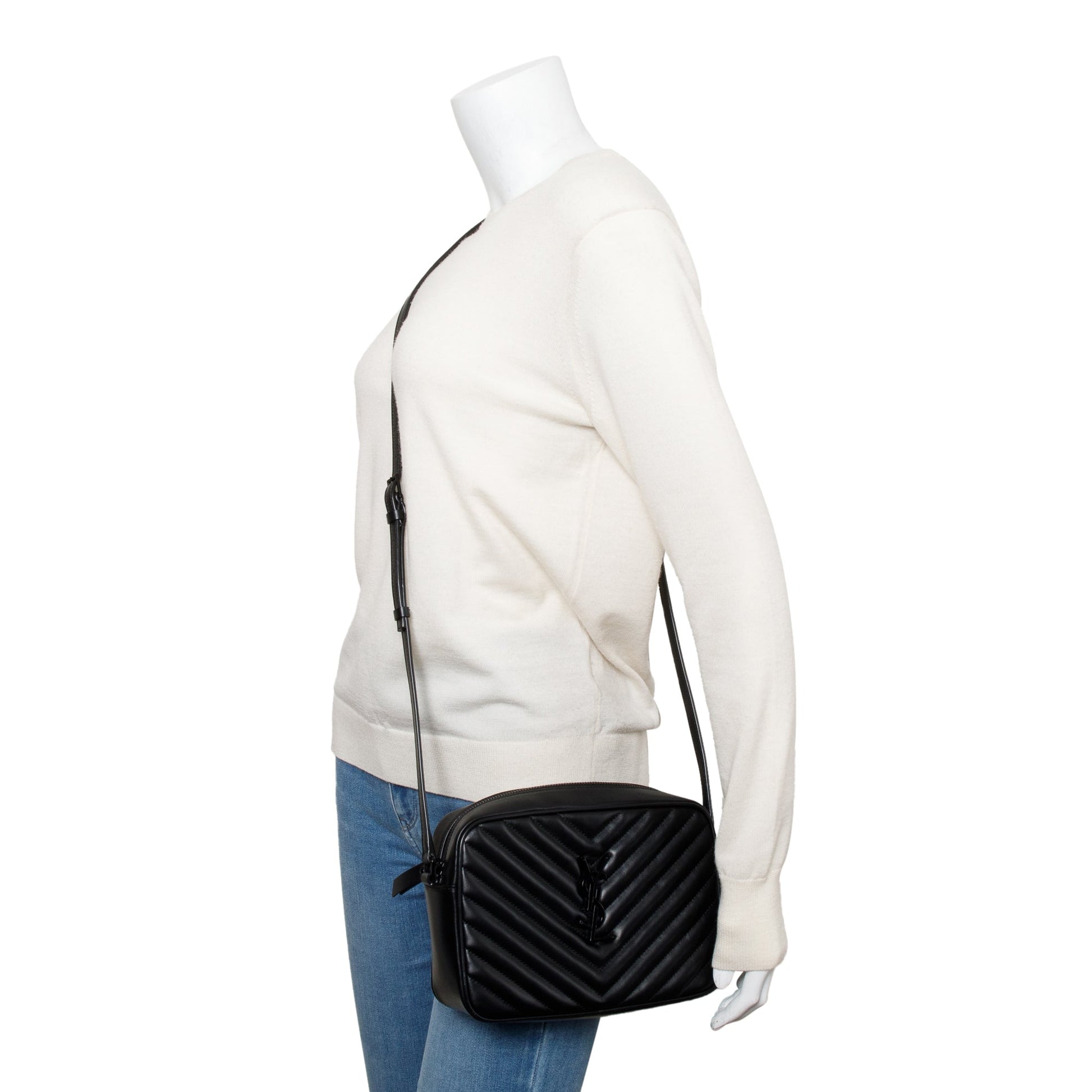 YSL Saint Laurent So Lou Camera Bag Leather Quilted Crossbody Bag