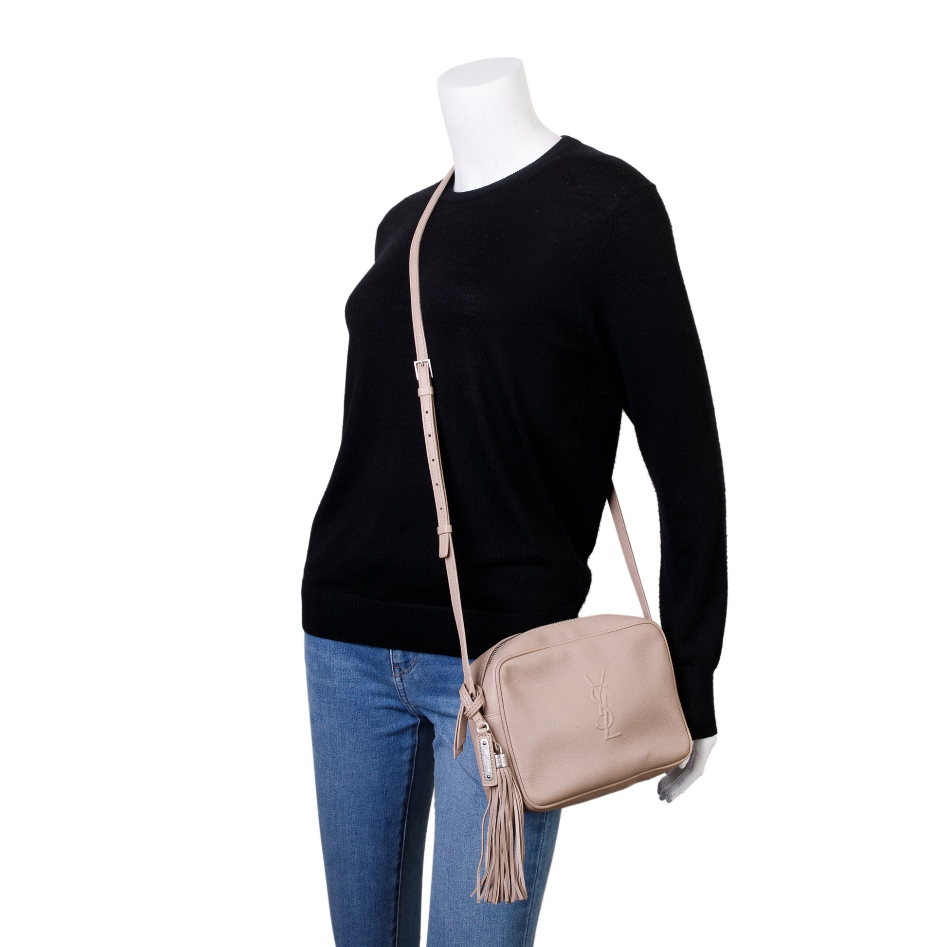 YSL Saint Laurent Small Lou Camera Bag Leather Monogram Crossbody Bag