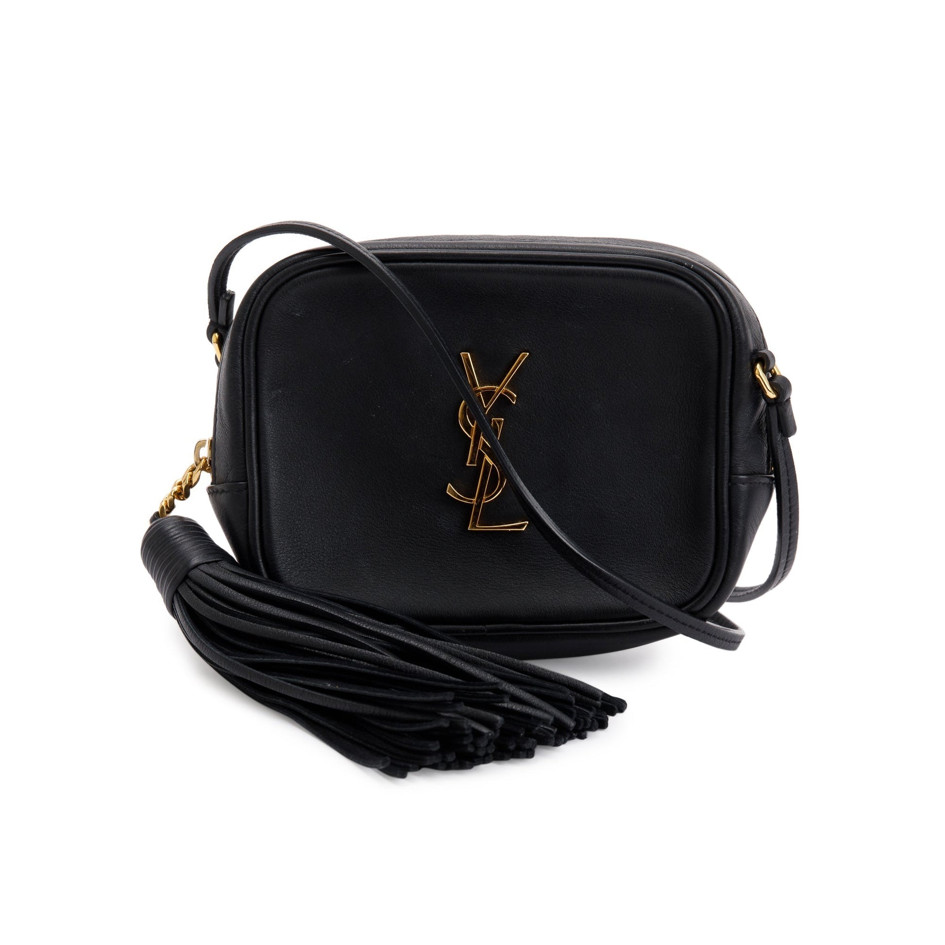 YSL Saint Laurent Nappa Blogger Bag Leather Monogram Travel Bag