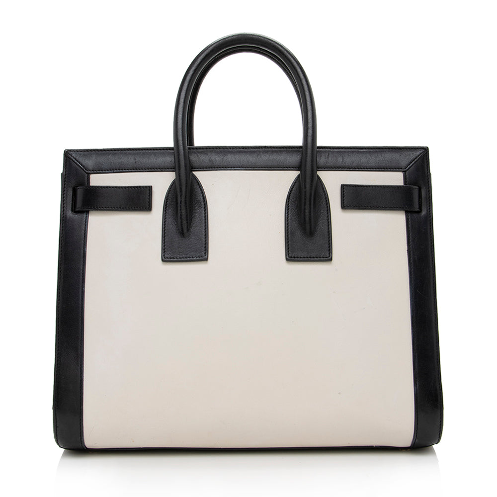 YSL Saint Laurent Calfskin Sac De Jour Tote Small Tote Bag