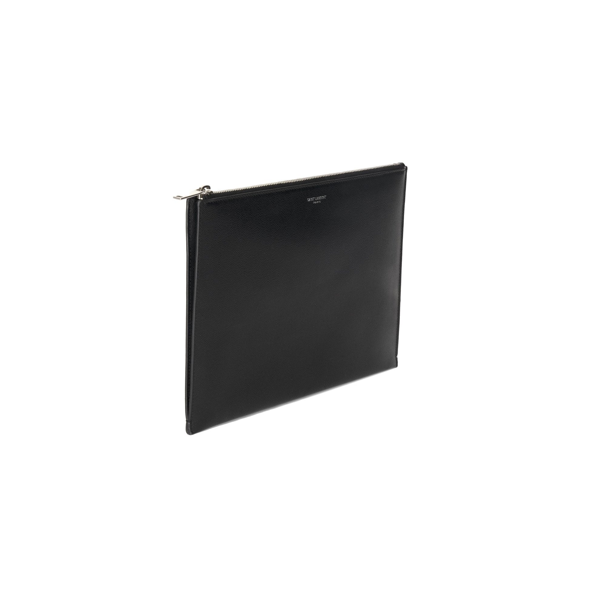 YSL Saint Laurent Zip Pouch Travel Bag Large