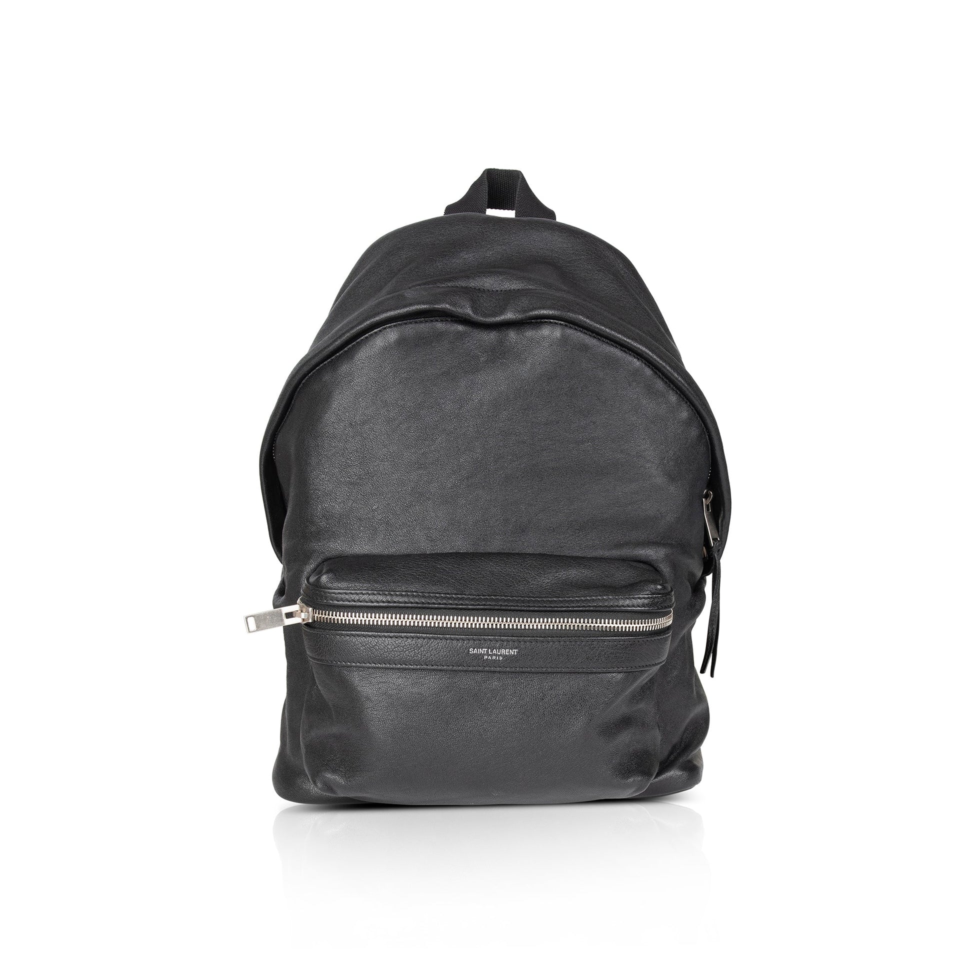 YSL Saint Laurent City Backpack Leather