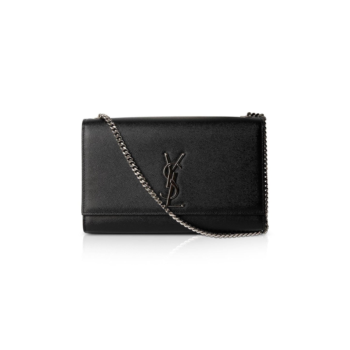 YSL Saint Laurent Grain De Poudre Kate Bag Monogram Medium Travel Bag