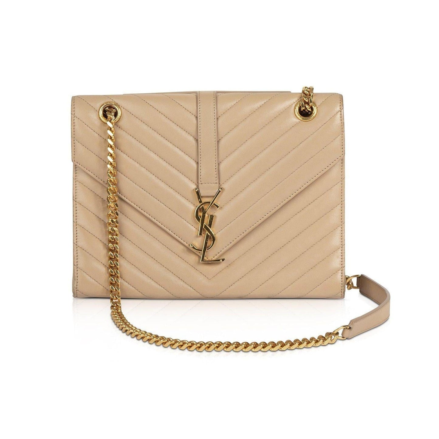 YSL Saint Laurent Envelope Bag Monogram Medium Travel Bag Box 29435
