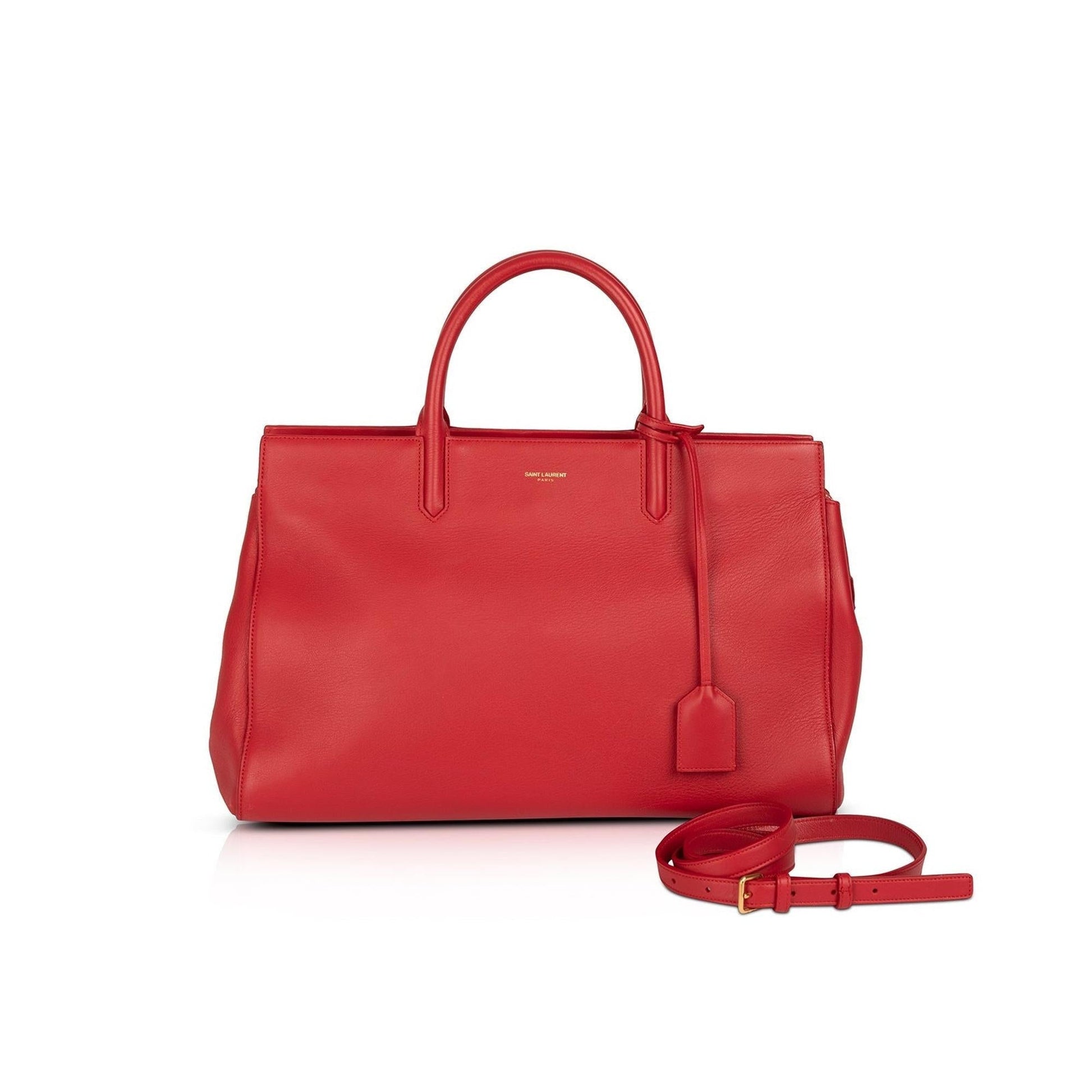 YSL Saint Laurent Rive Gauche Cabas Travel Bag Medium