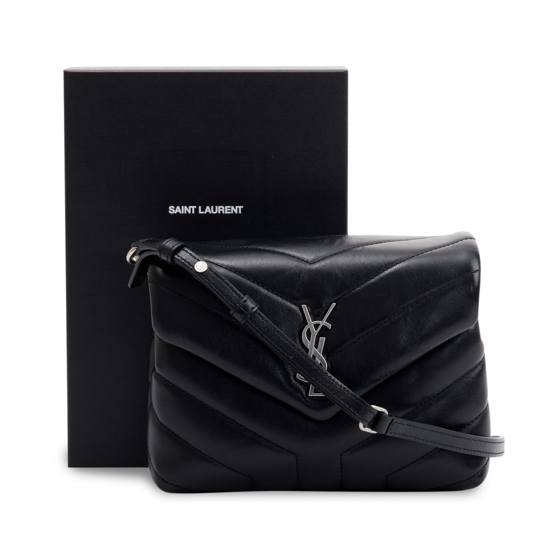 YSL Saint Laurent Toy Loulou Crossbody Bag Matelasse Monogram
