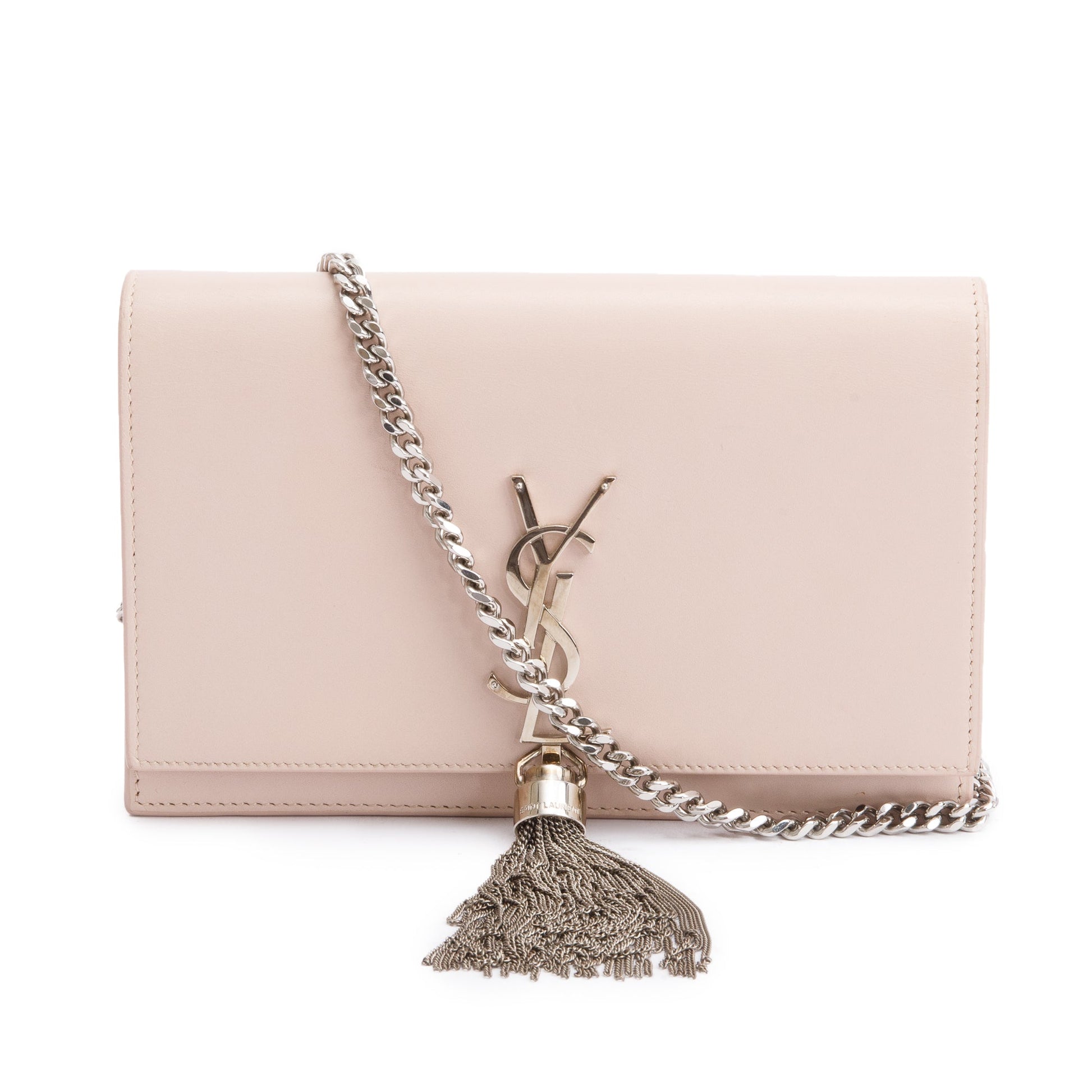 YSL Saint Laurent Smooth Small Classic Kate Tassel Chain Bag Leather Monogram Travel Bag