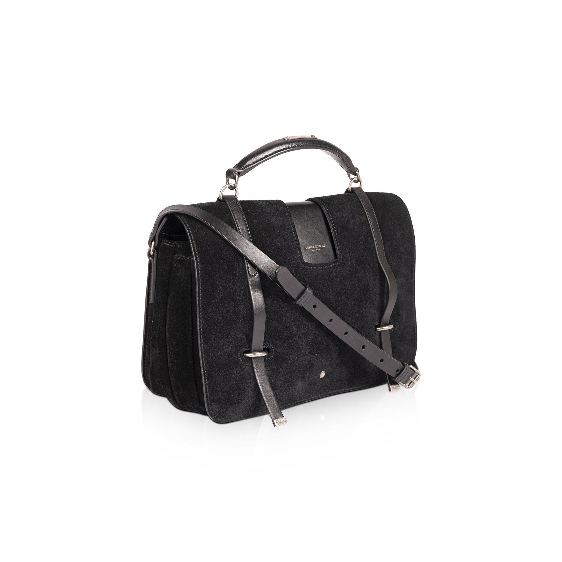 YSL Saint Laurent Charlotte Bag Suede Travel Bag