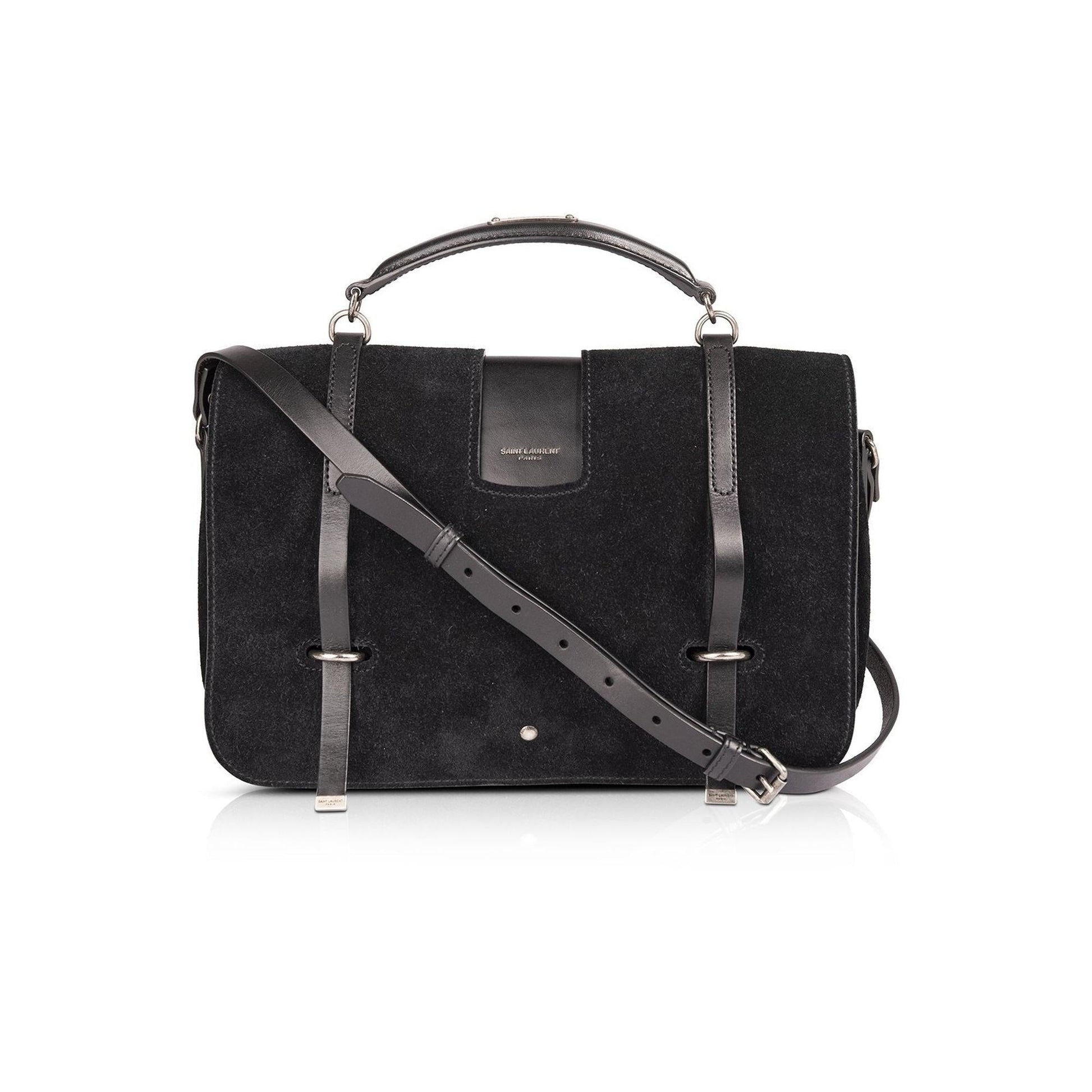YSL Saint Laurent Charlotte Bag Suede Travel Bag