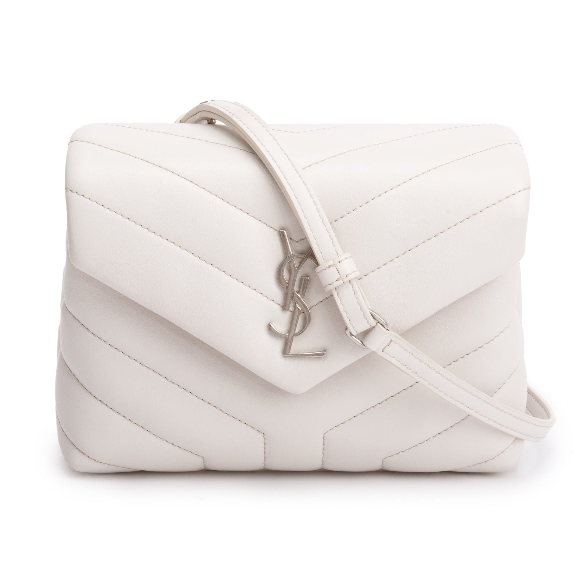 YSL Saint Laurent Toy Loulou Crossbody Bag Matelasse Monogram Box 53043