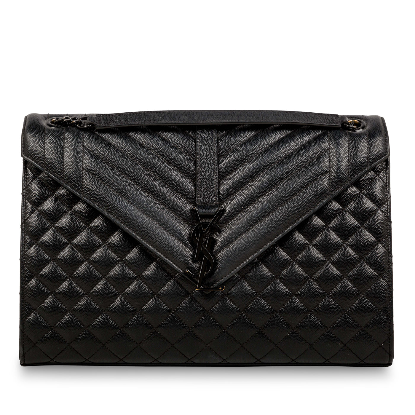 YSL Saint Laurent Mix Shoulder Bag Monogram Matelasse Large