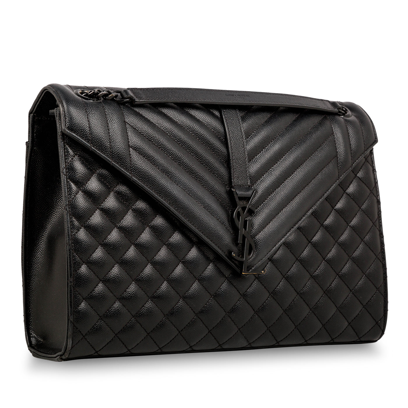 YSL Saint Laurent Mix Shoulder Bag Monogram Matelasse Large