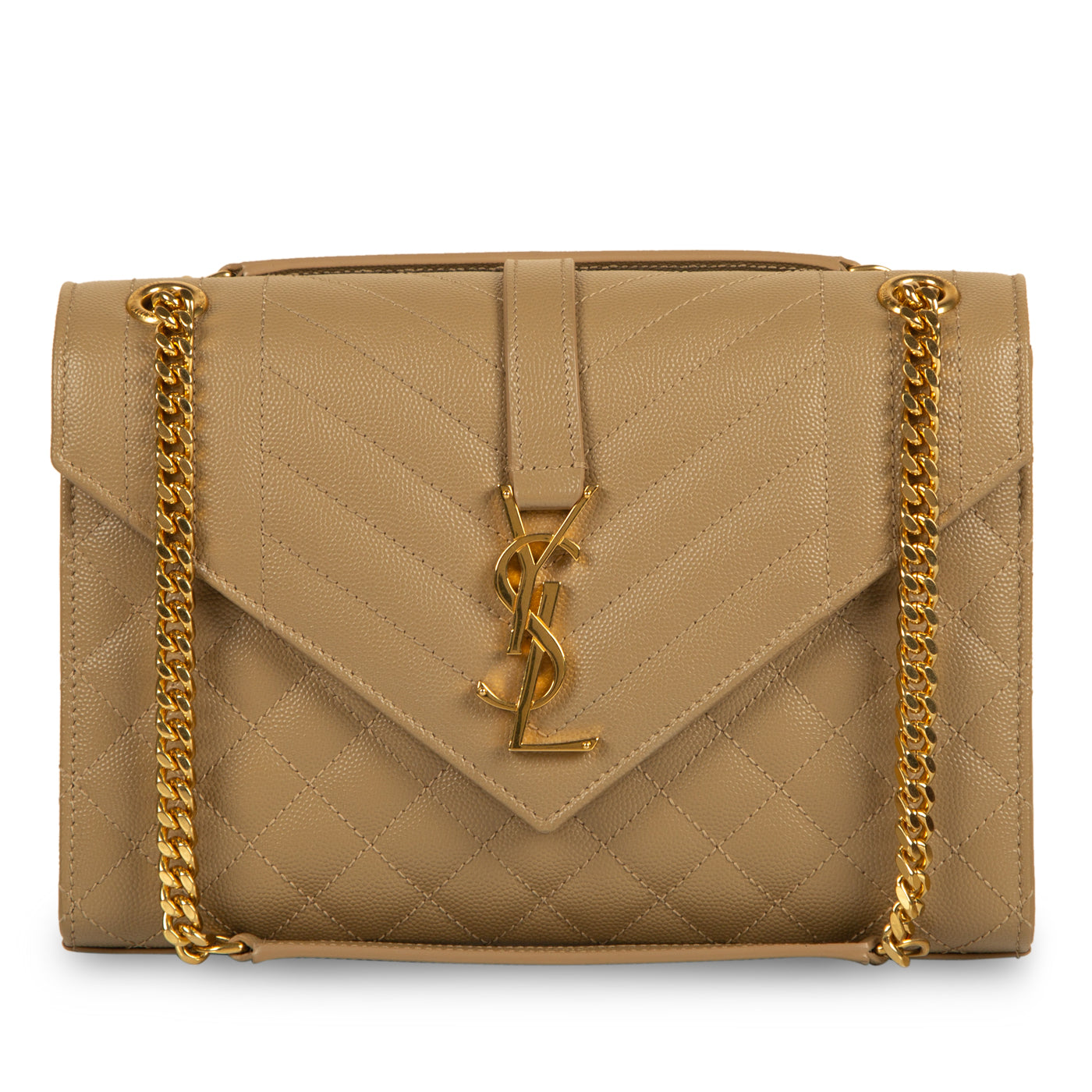 YSL Saint Laurent Envelope Mix Bag Matelasse Medium Shoulder Bag
