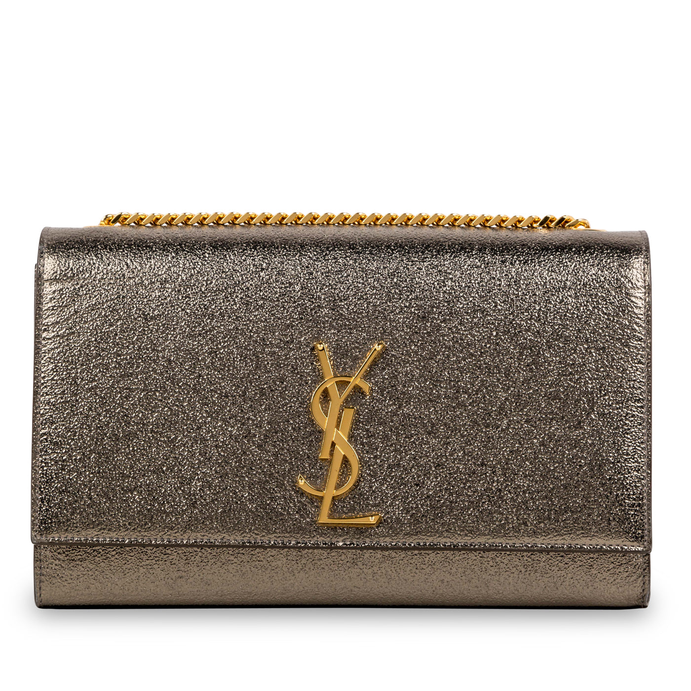 YSL Saint Laurent Glitter Kate Bag Medium Crossbody Bag