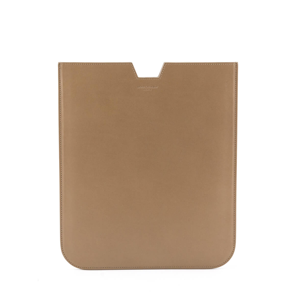 YSL Saint Laurent Saint Laurent Trending Smooth Calfskin Ipad Case Beige Travel Bag