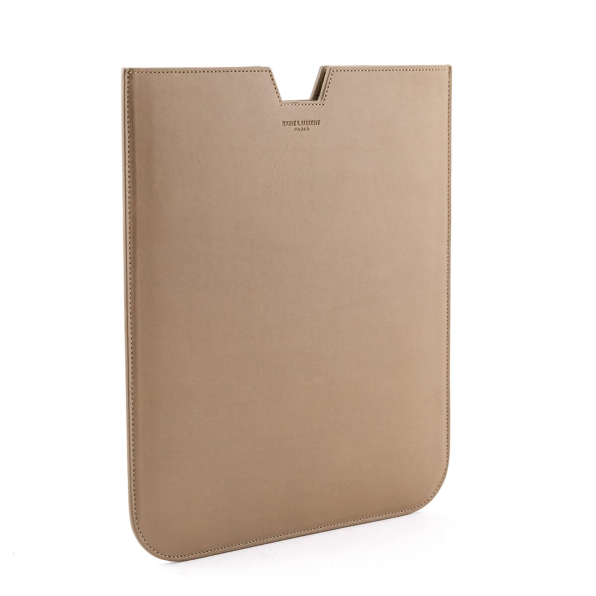 YSL Saint Laurent Saint Laurent Trending Smooth Calfskin Ipad Case Beige Travel Bag