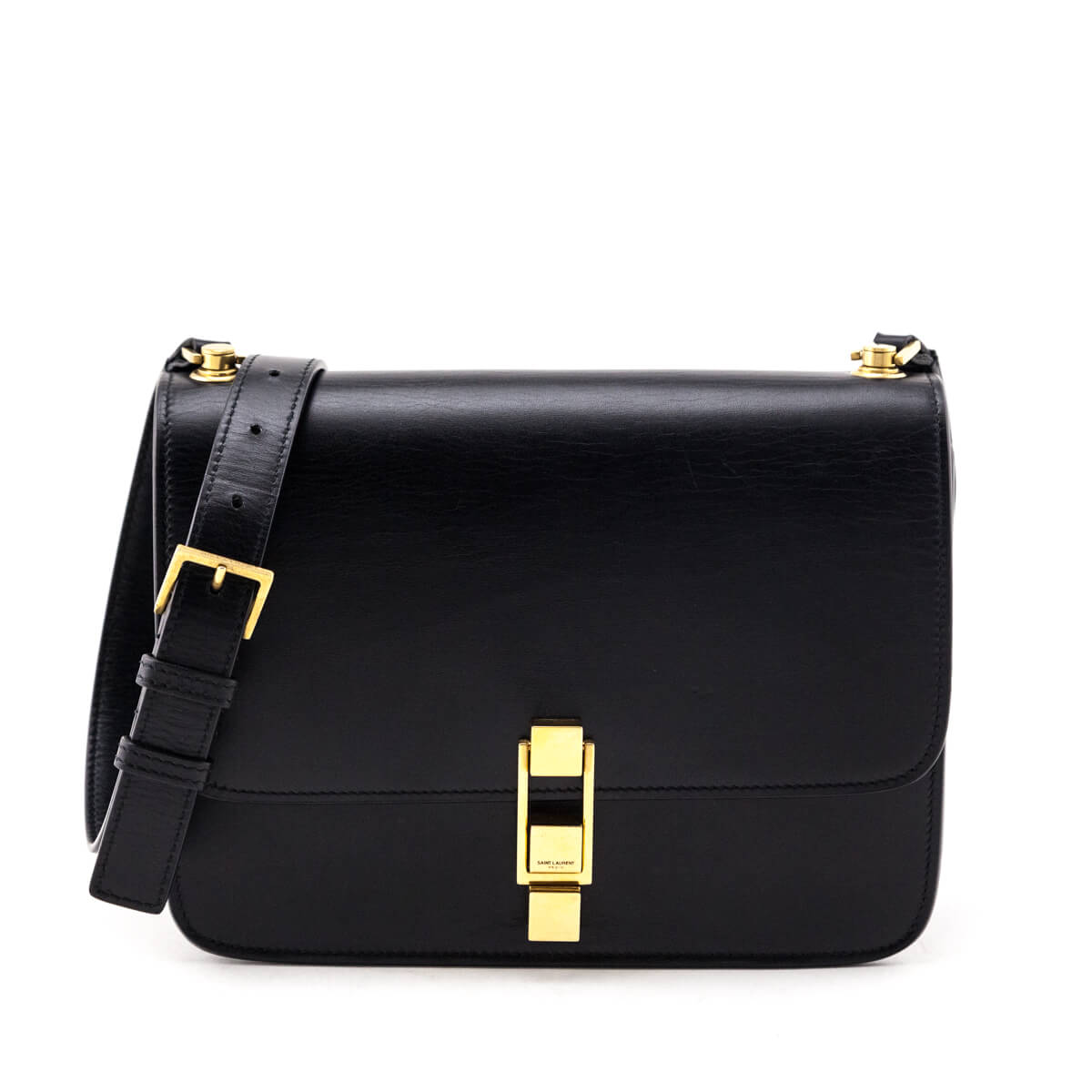 YSL Saint Laurent Saint Laurent Trending Box Calfskin Le Carre Black Shoulder Bag