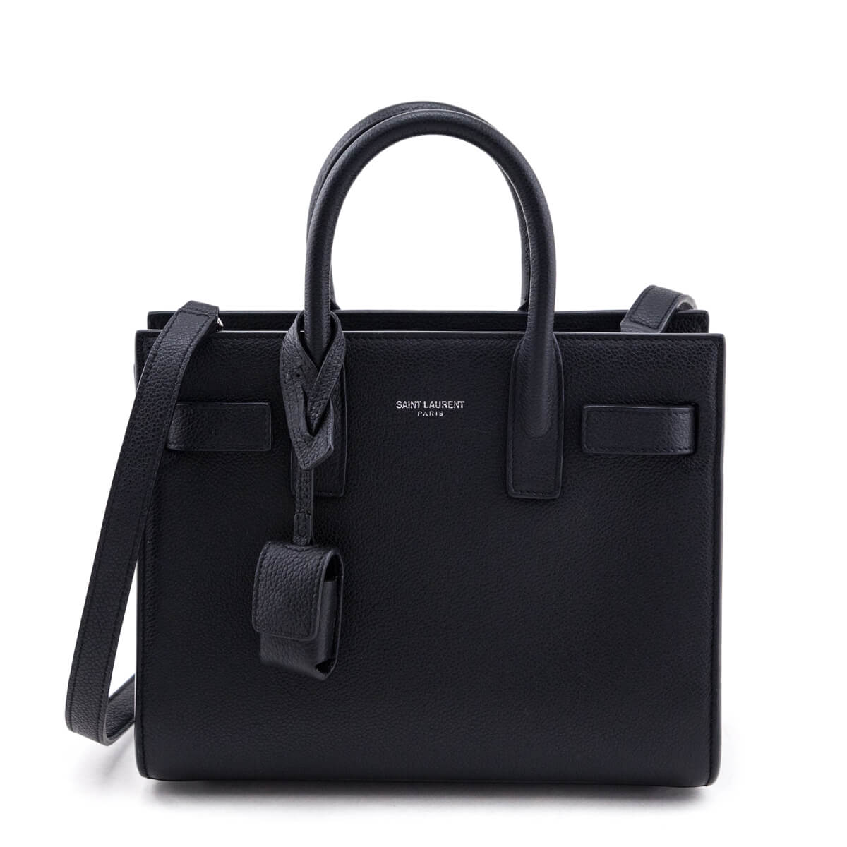 YSL Saint Laurent Saint Laurent Trending Calfskin Nano Sac De Black Travel Bag