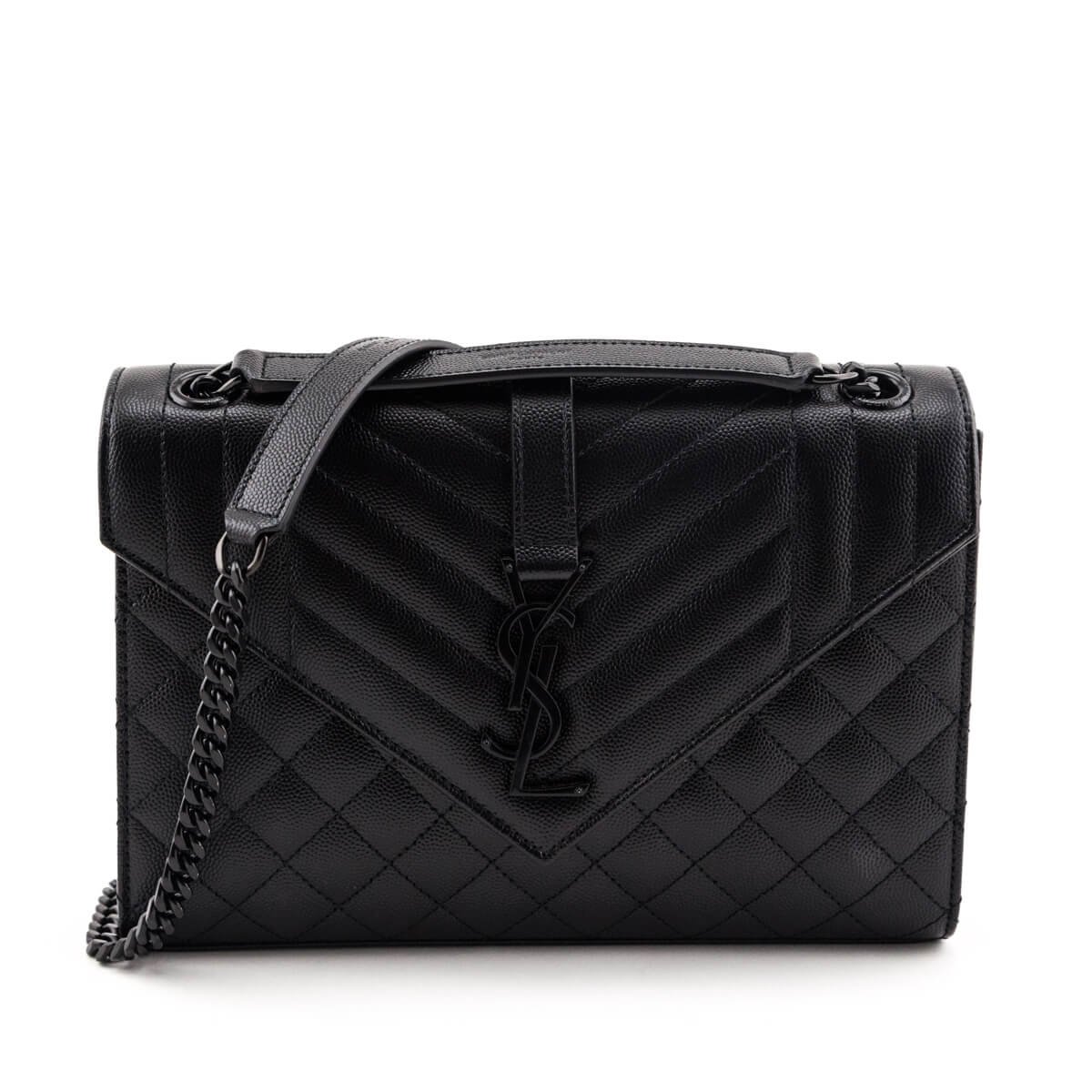 YSL Saint Laurent Trending Grain De Poudre Mixed Triquilt Medium Matelasse Monogram Travel Bag