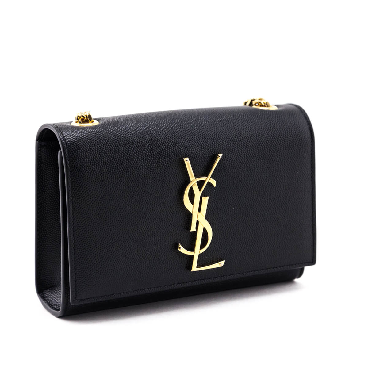 YSL Saint Laurent Trending Grain De Poudre Kate Chain Bag Monogram Black Travel Bag
