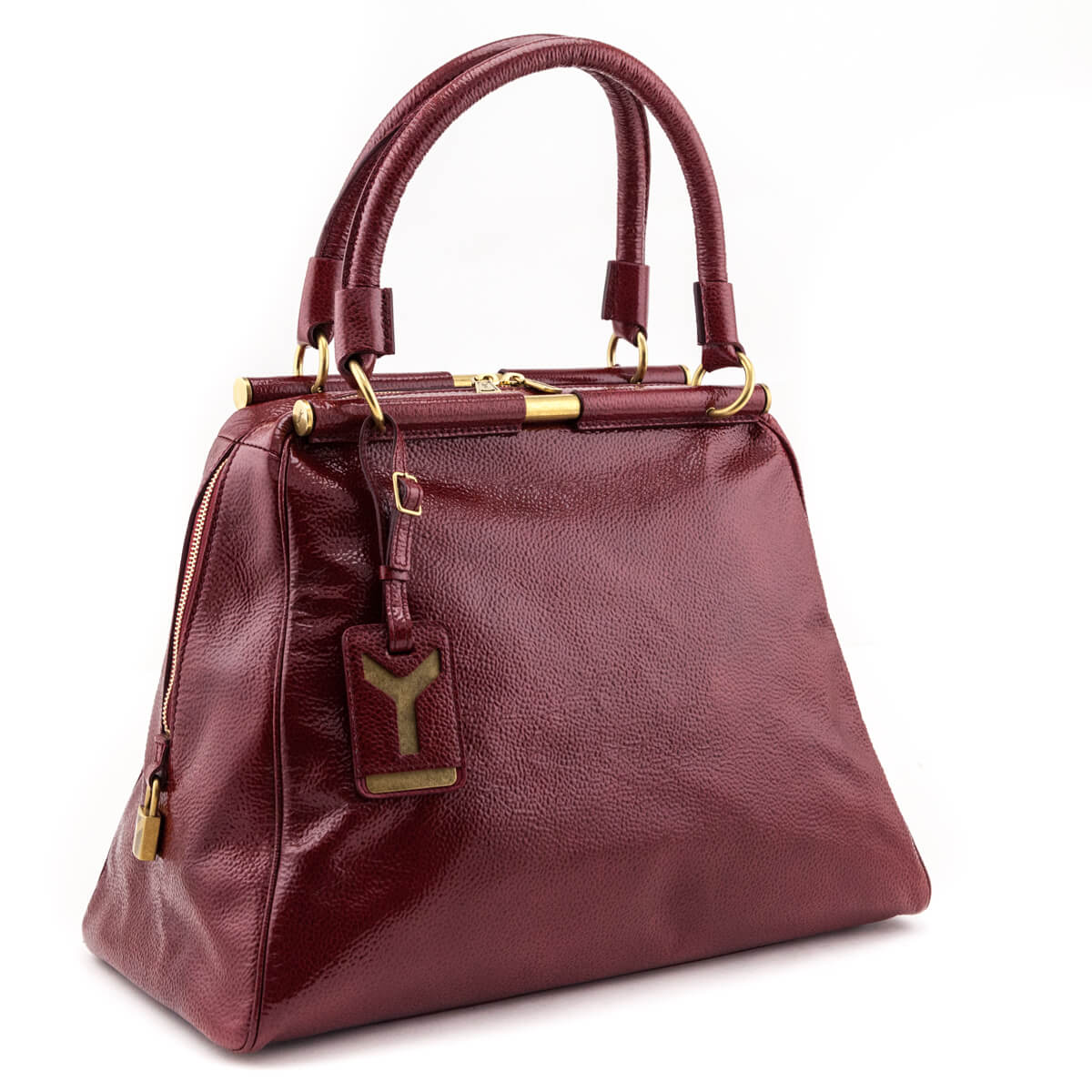 YSL Saint Laurent Saint Laurent Trending Patent Bag Red Travel Bag