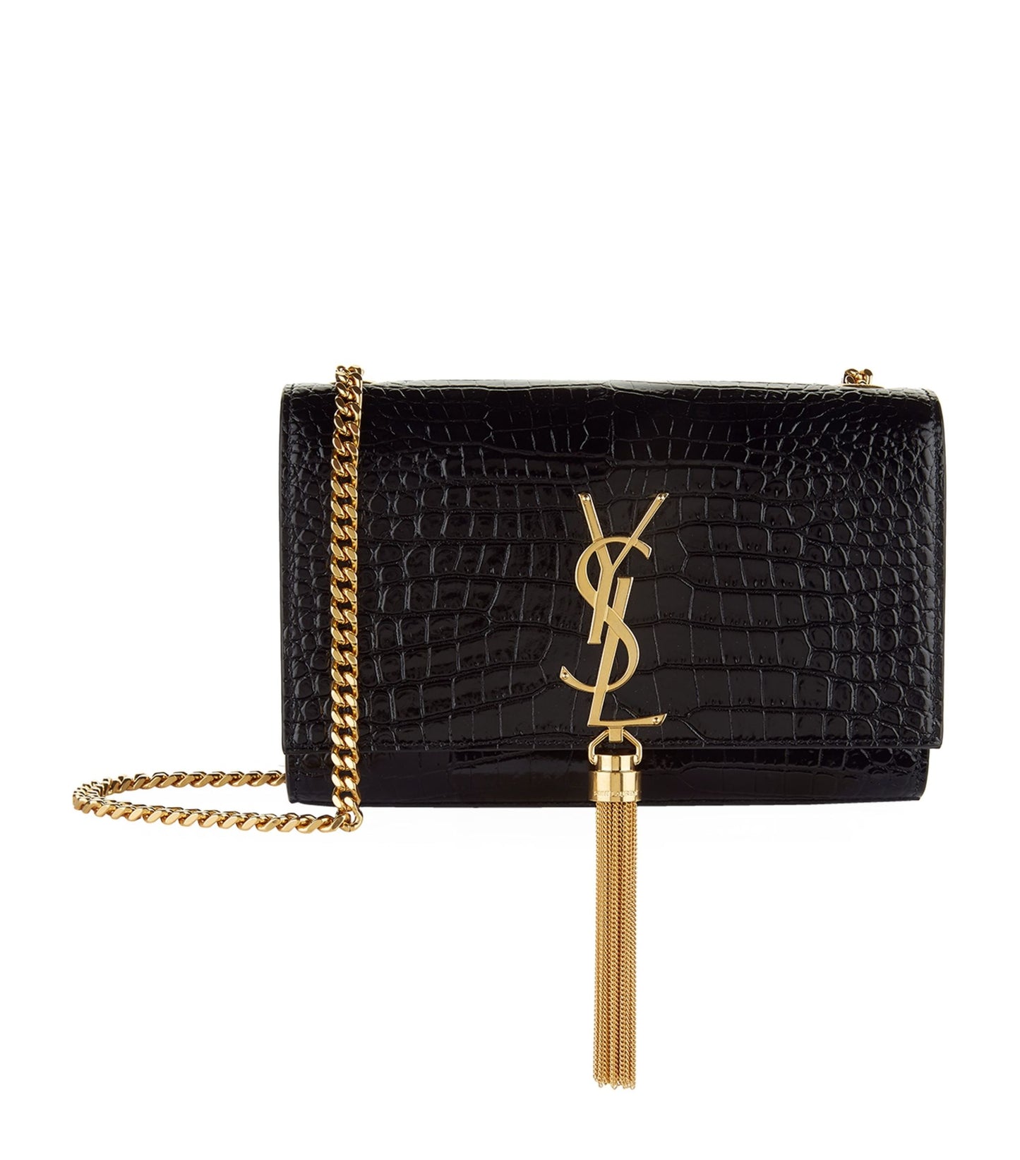 YSL Saint Laurent YSL Saint Kate Croc Bag Small Shoulder Bag