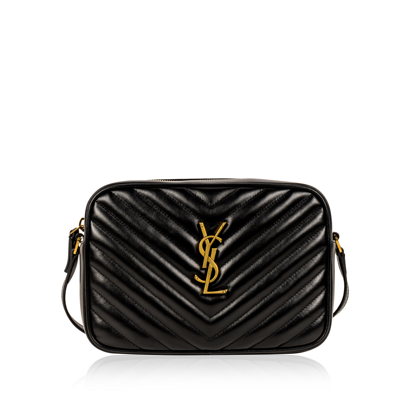 YSL Saint Laurent Lou Crossbody Black Crossbody Bag