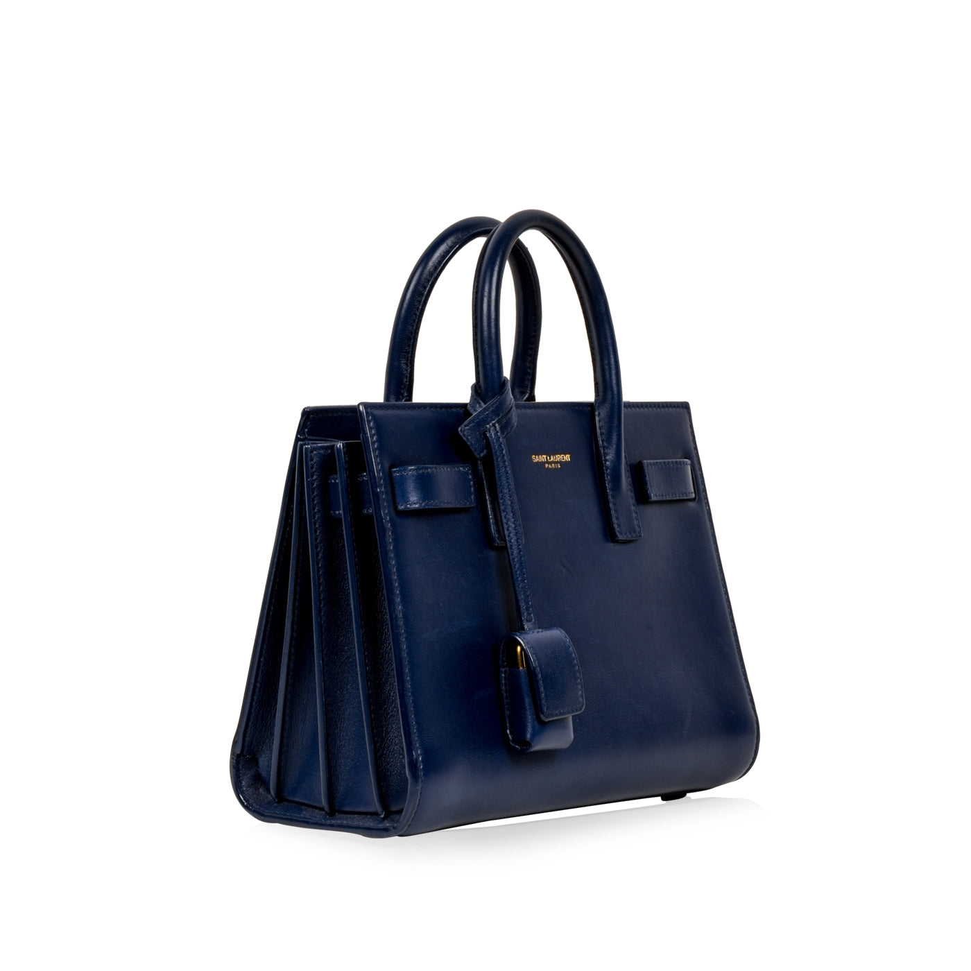 YSL Saint Laurent Nano Sac De Jour Shoulder Bag Blue